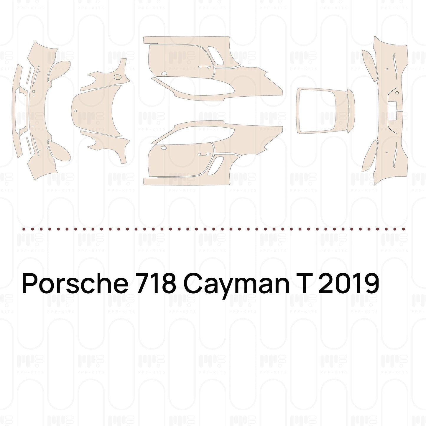 Pre-CutPPFPorsche718CaymanT2019