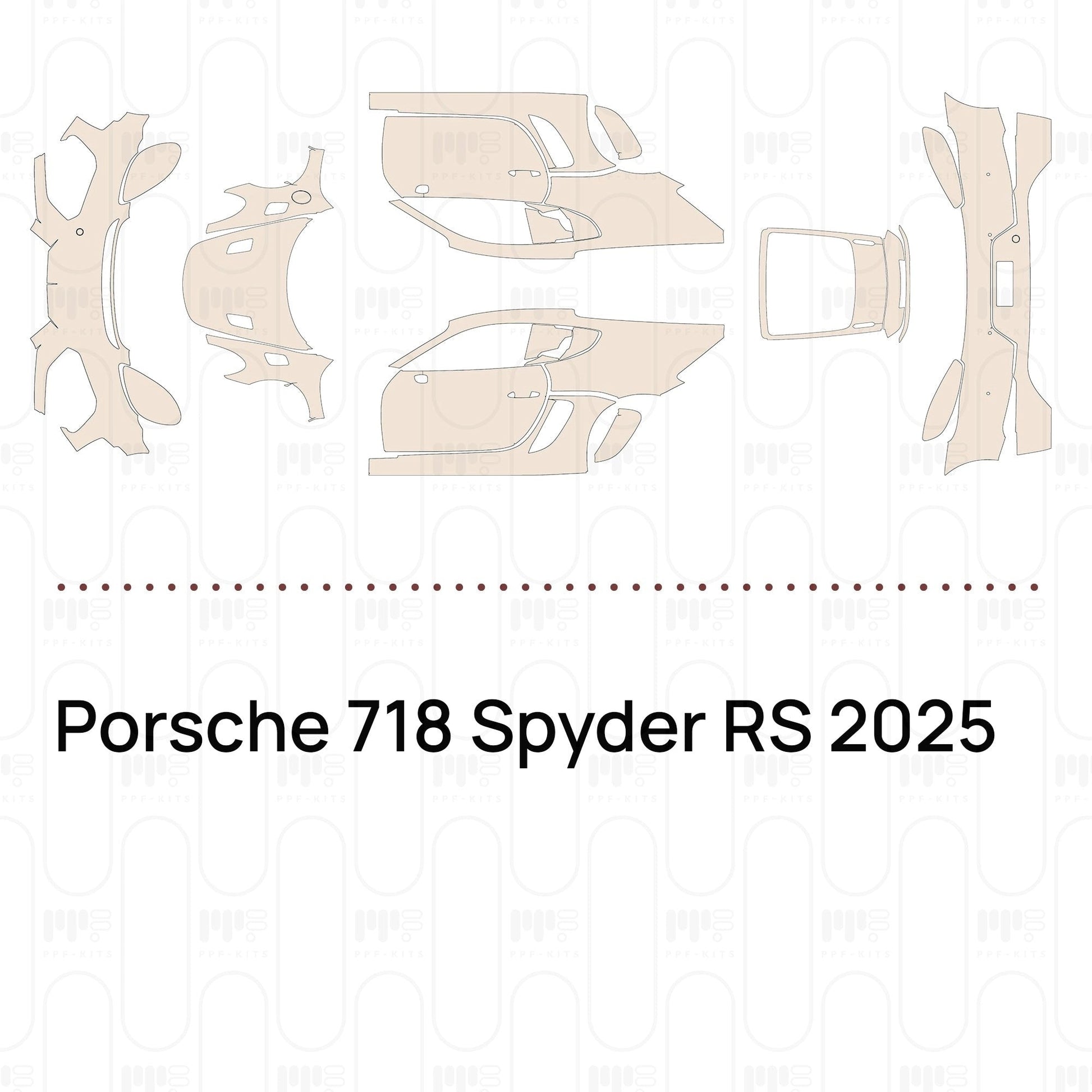 Pre-CutPPFPorsche718SpyderRS2025