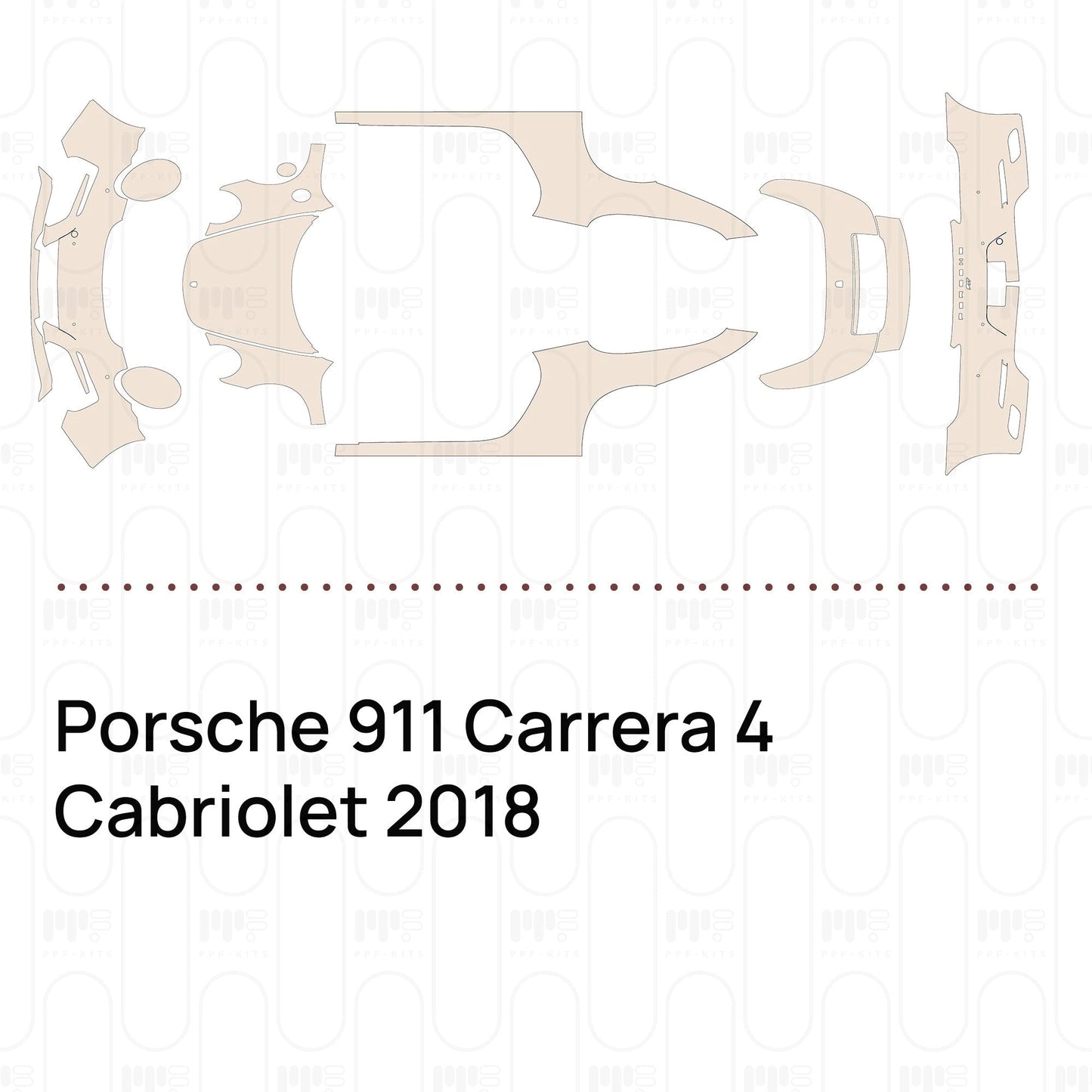 Pre-CutPPFPorsche911Carrera4Cabriolet2018