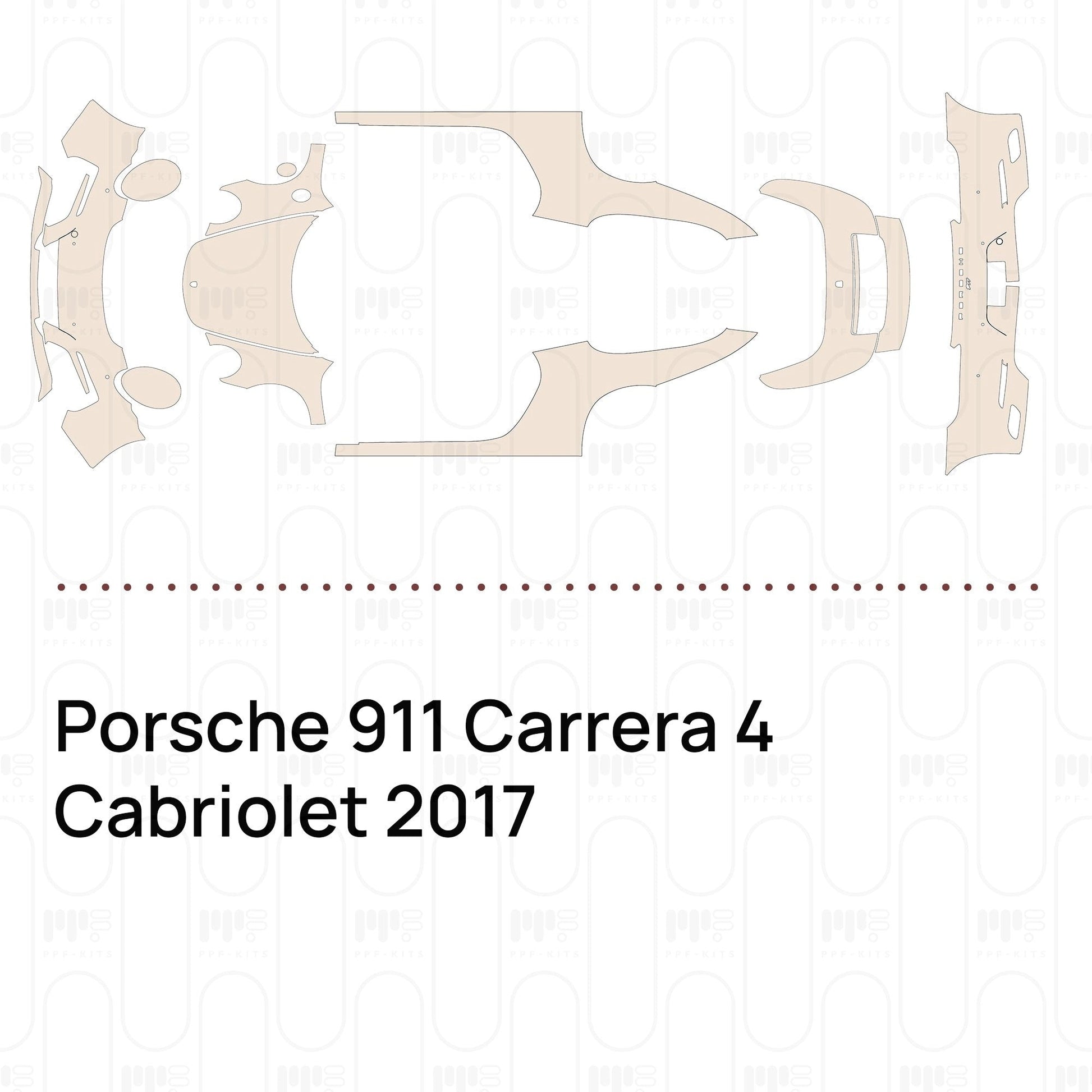 Pre-CutPPFPorsche911Carrera4Cabriolet2017