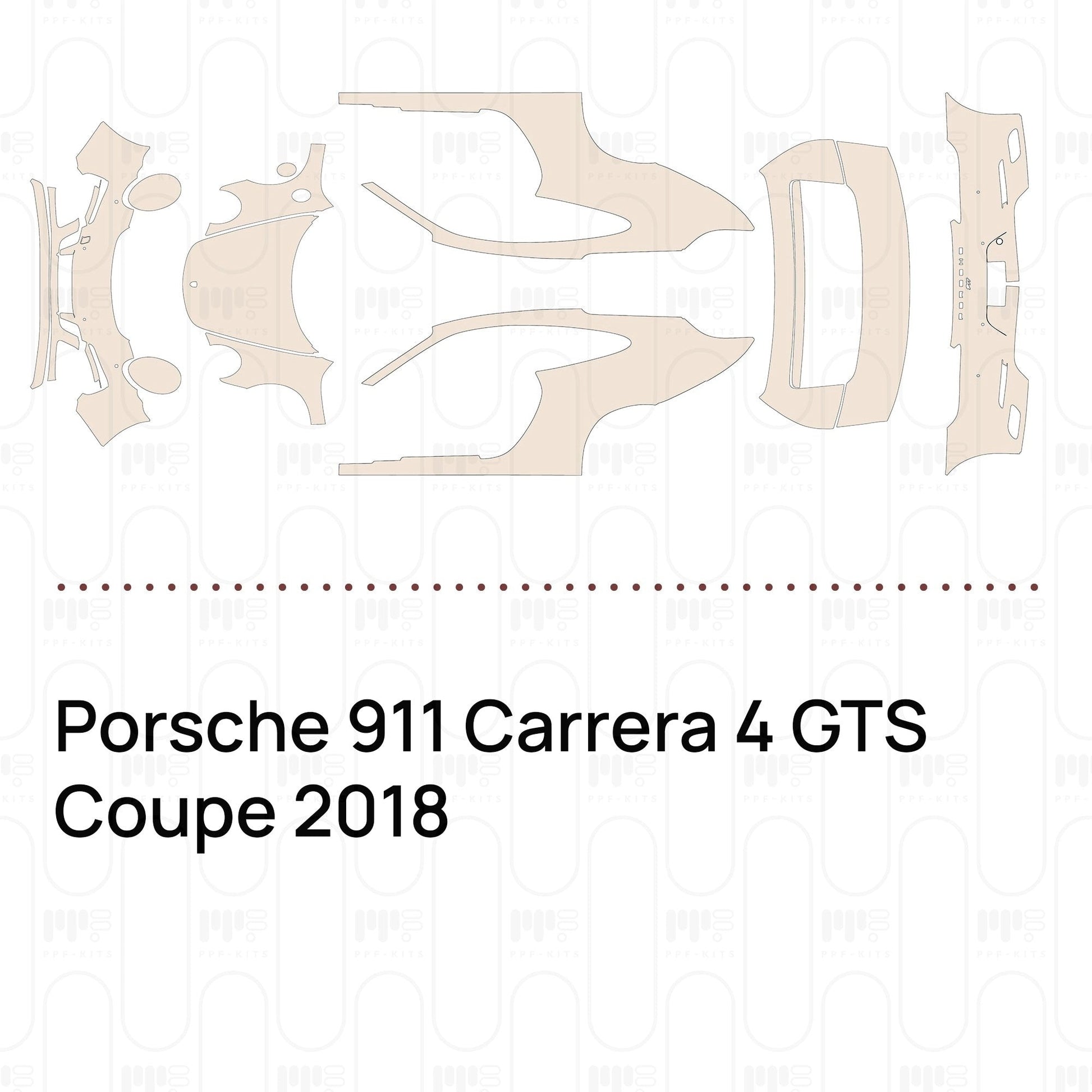 Pre-CutPPFPorsche911Carrera4GTSCoupe2018