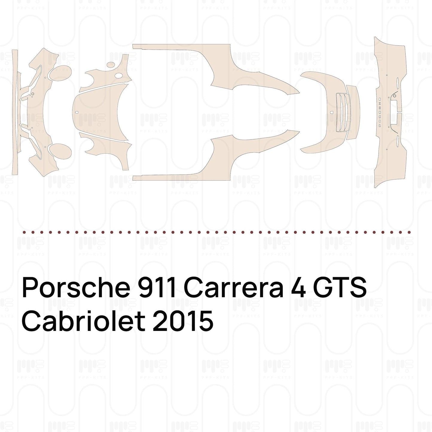 Pre-CutPPFPorsche911Carrera4GTSCabriolet2015