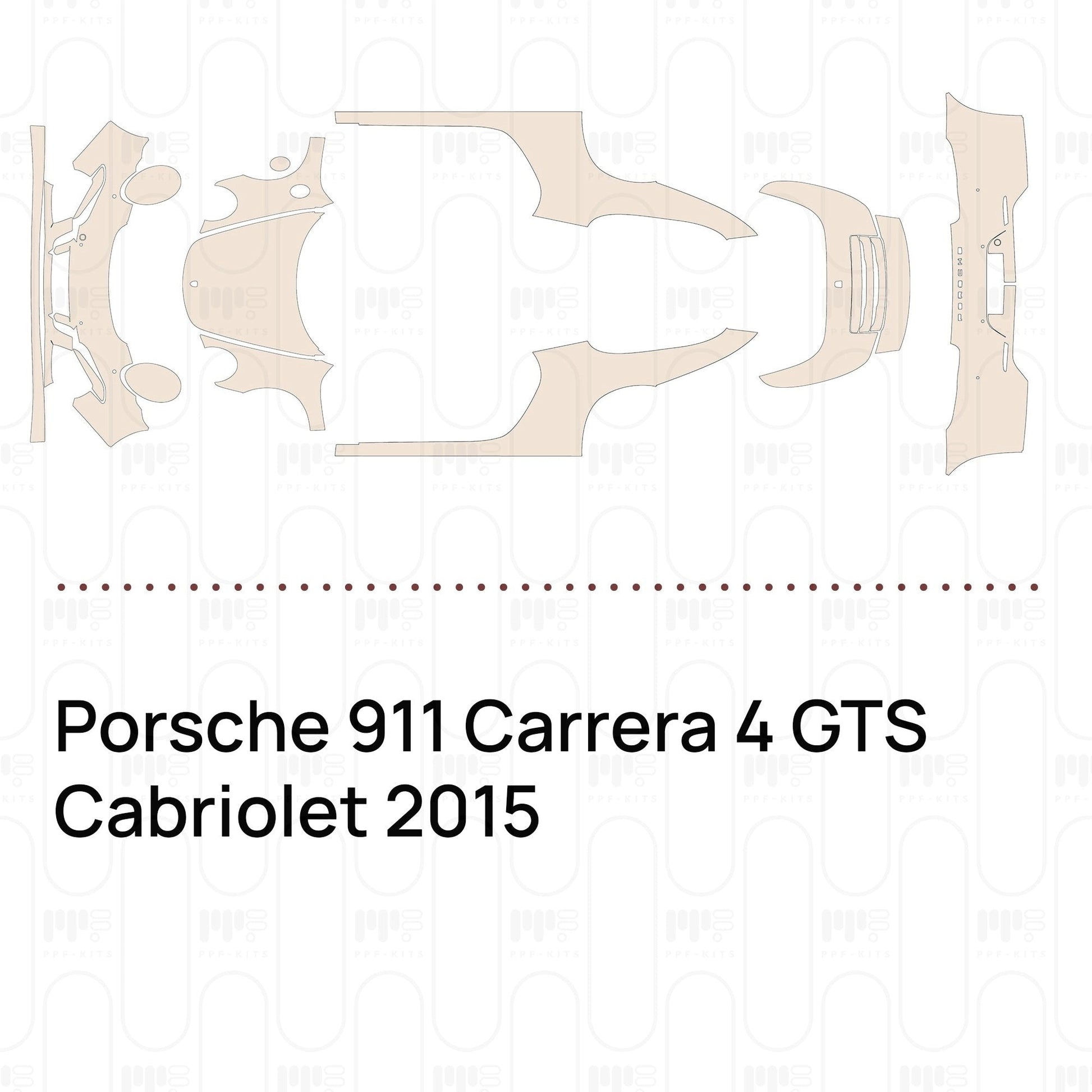 Pre-CutPPFPorsche911Carrera4GTSCabriolet2015