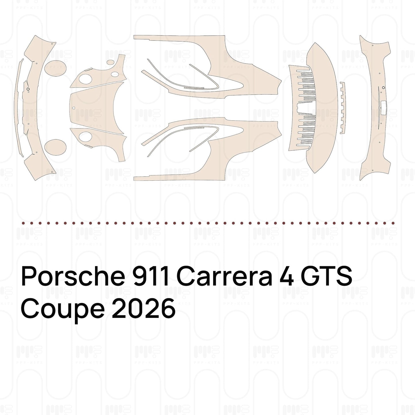 Pre-CutPPFPorsche911Carrera4GTSCoupe2026