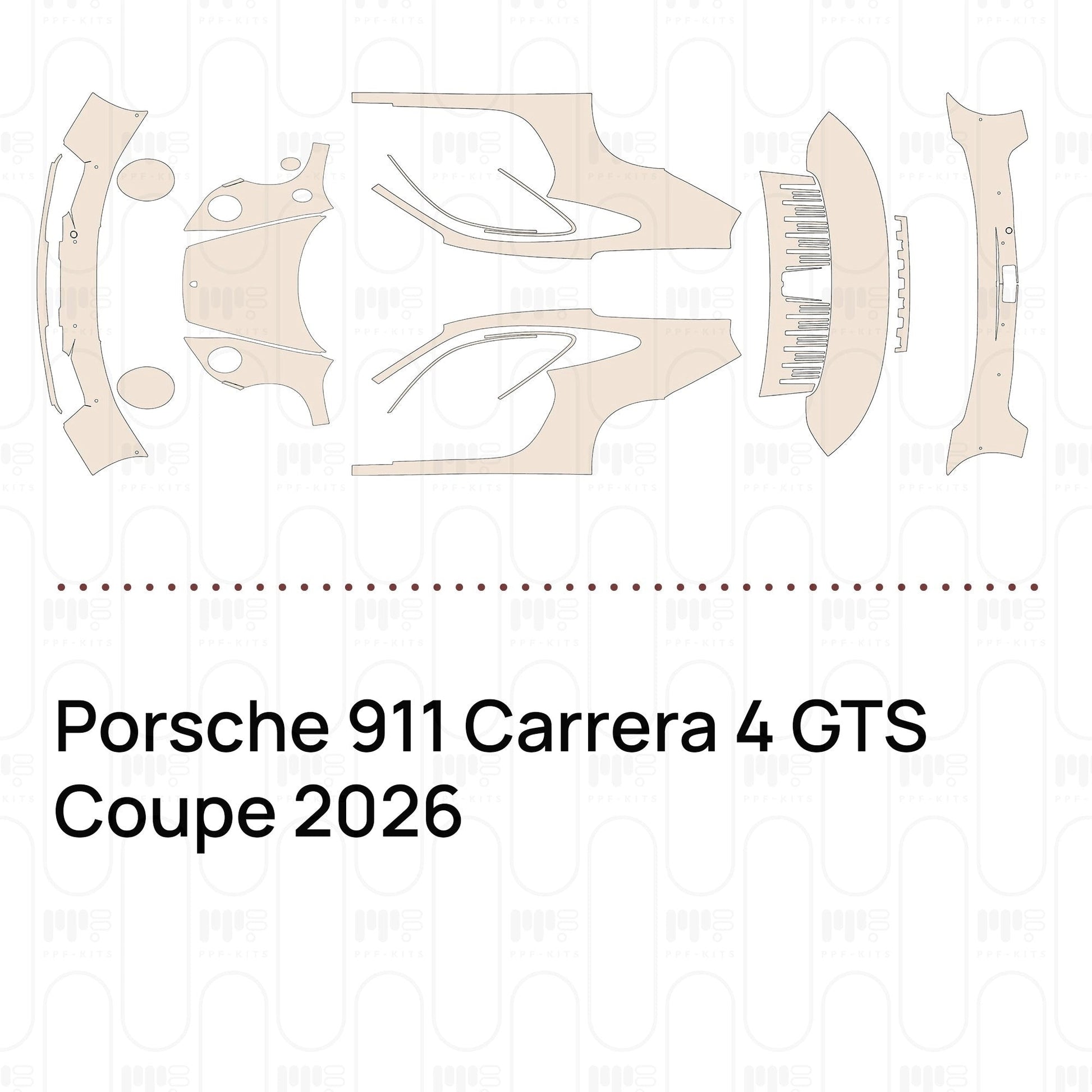 Pre-CutPPFPorsche911Carrera4GTSCoupe2026
