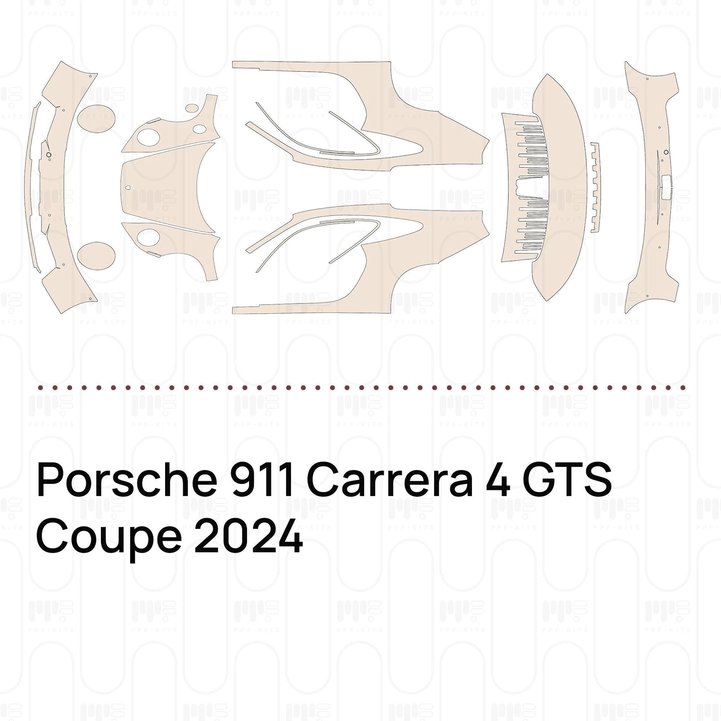 Pre-CutPPFPorsche911Carrera4GTSCoupe2024