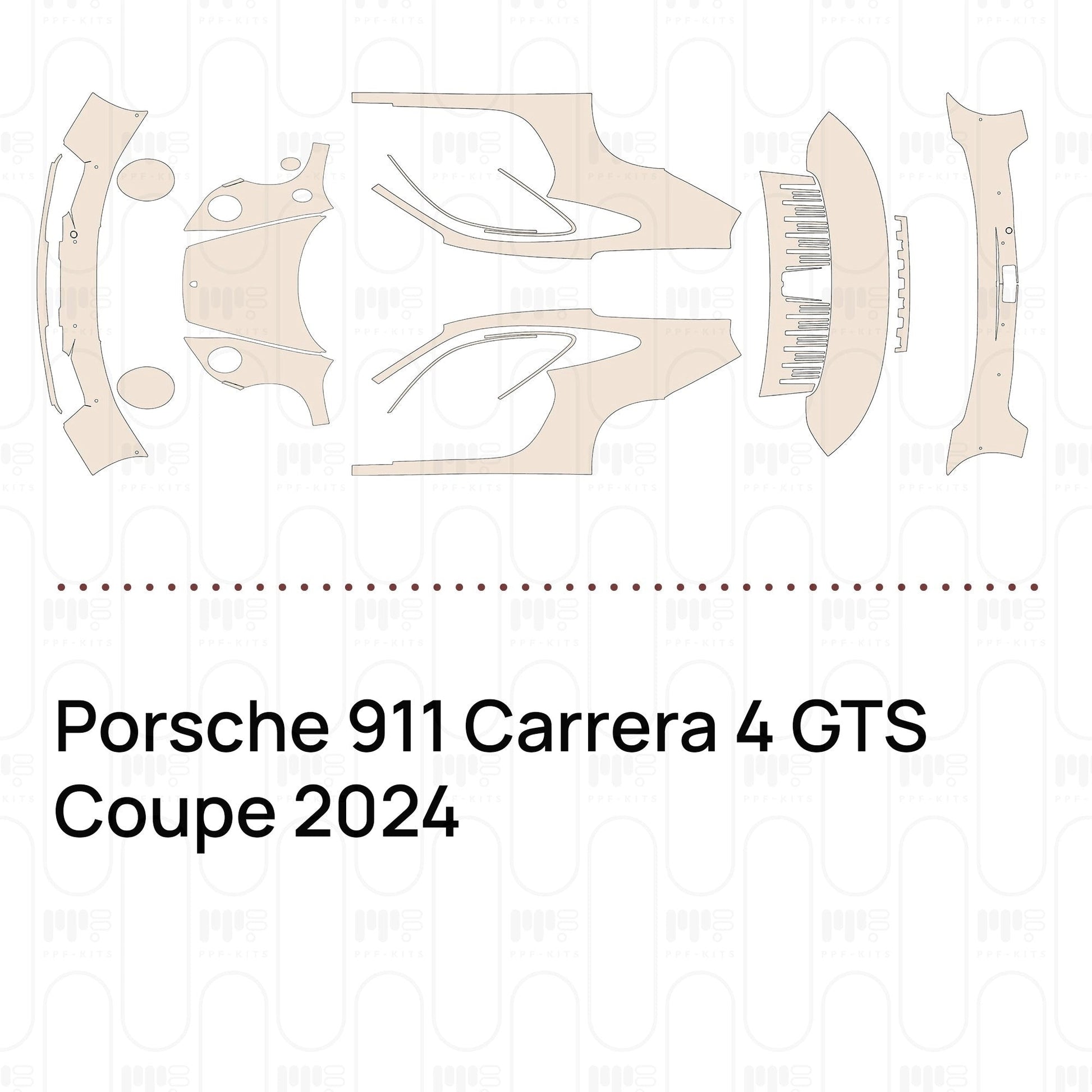 Pre-CutPPFPorsche911Carrera4GTSCoupe2024