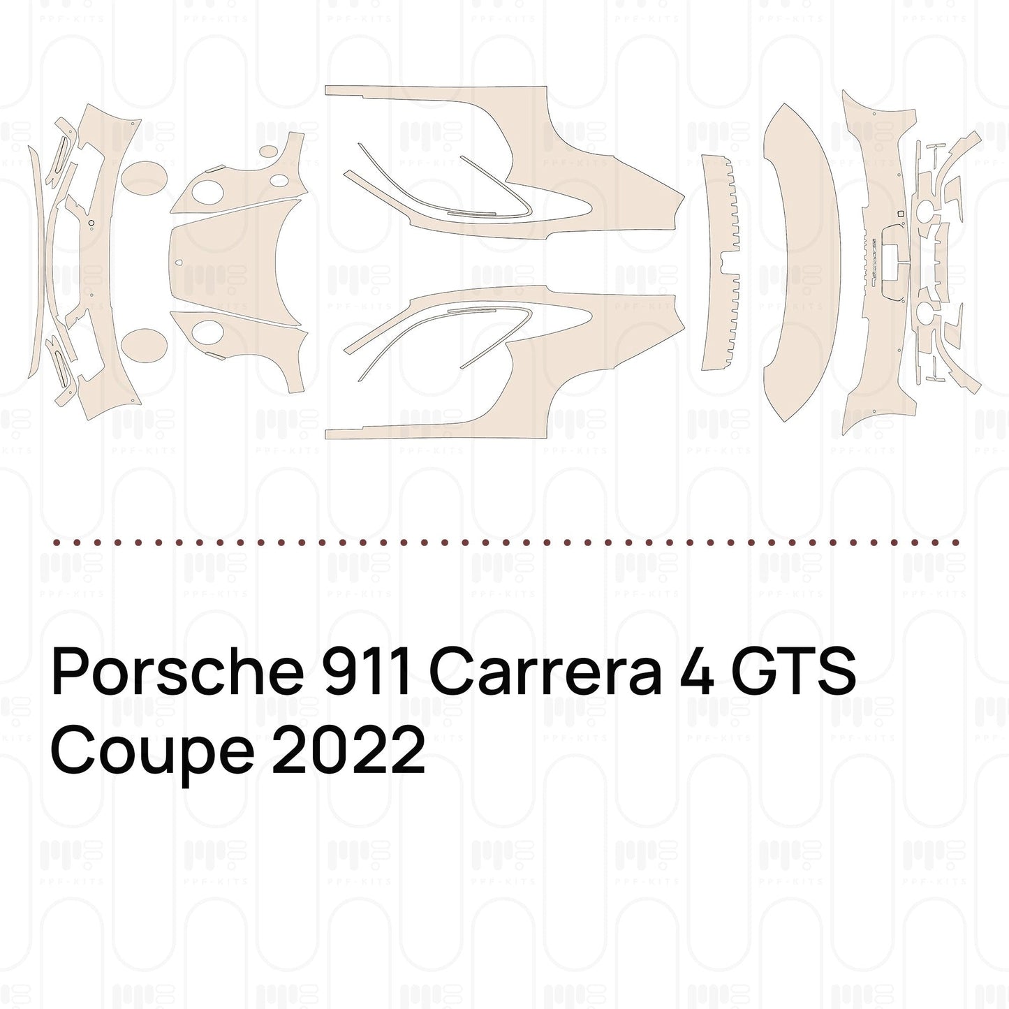 Pre-CutPPFPorsche911Carrera4GTSCoupe2022