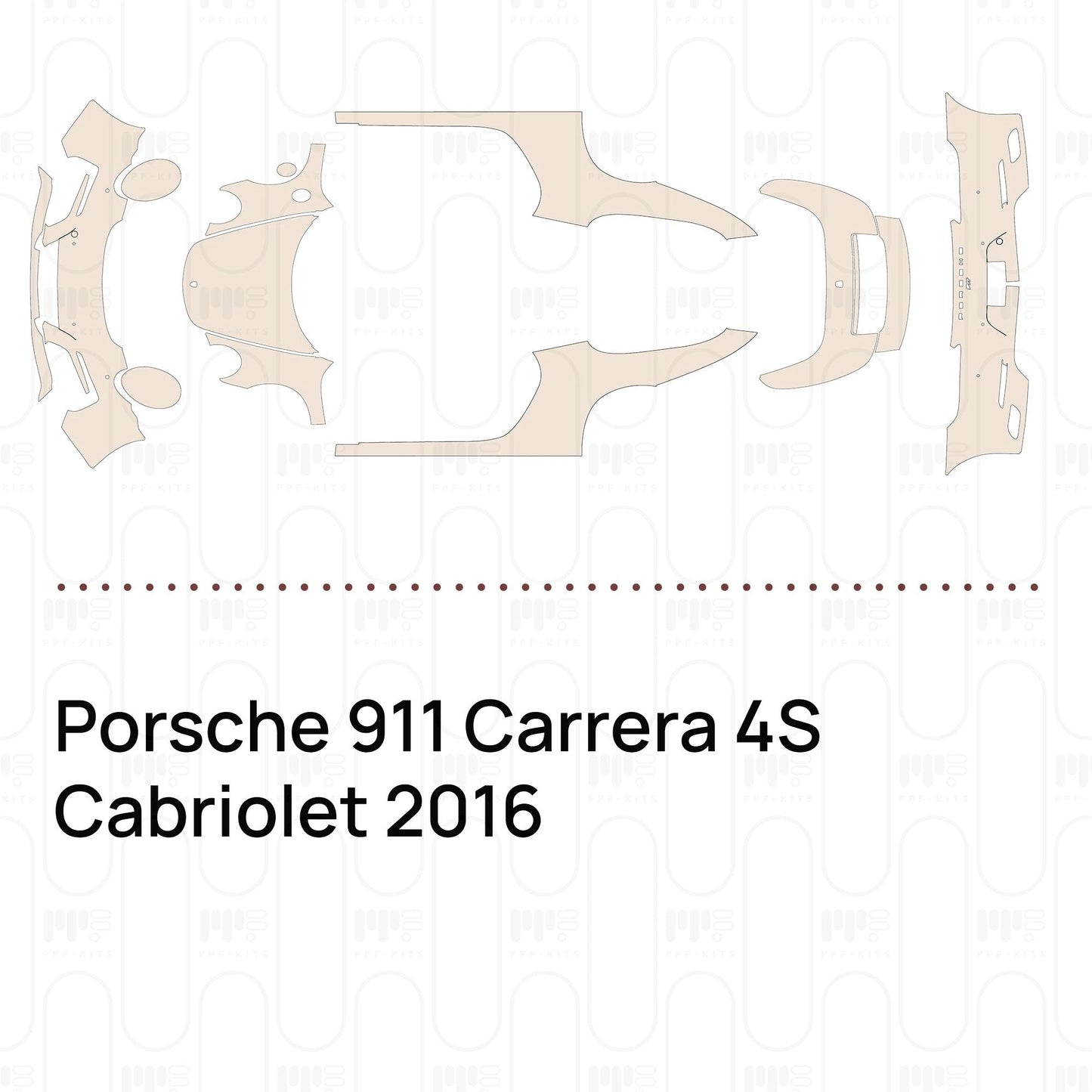 Pre-CutPPFPorsche911Carrera4SCabriolet2016