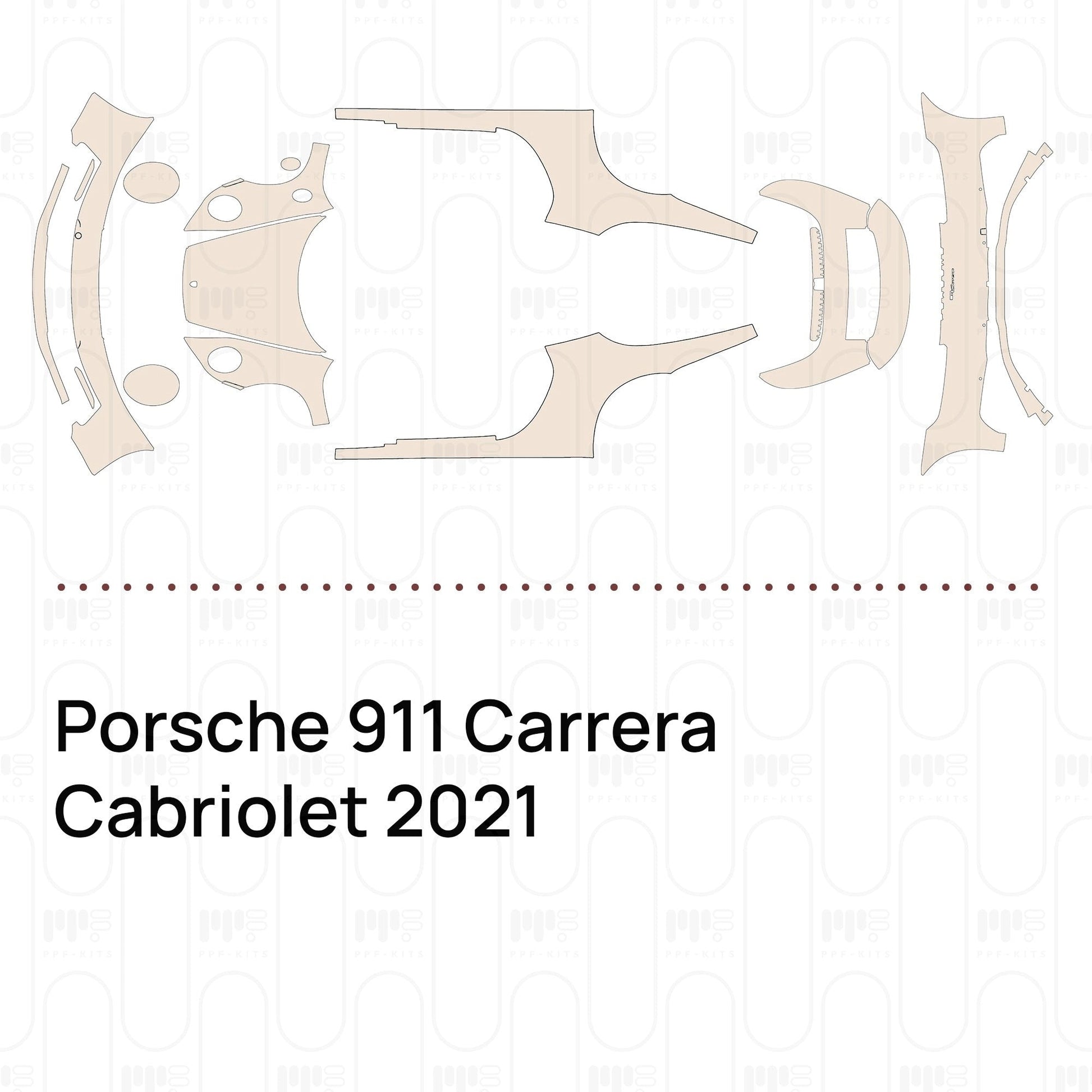 Pre-CutPPFPorsche911CarreraCabriolet2021