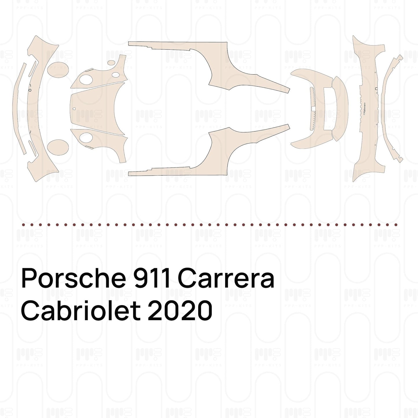 Pre-CutPPFPorsche911CarreraCabriolet2020