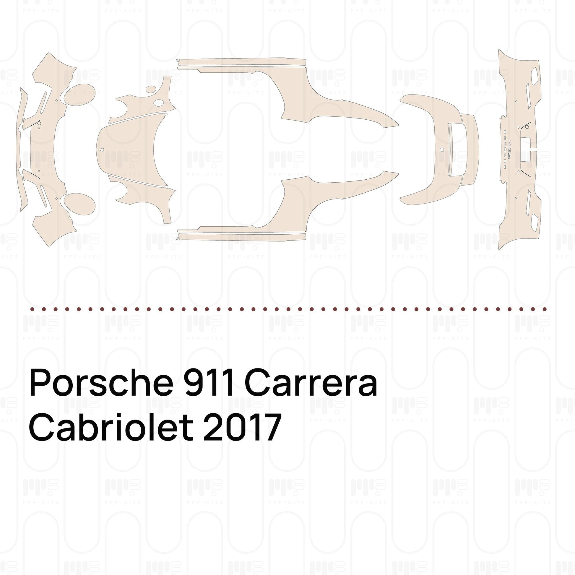 Pre-CutPPFPorsche911CarreraCabriolet2017