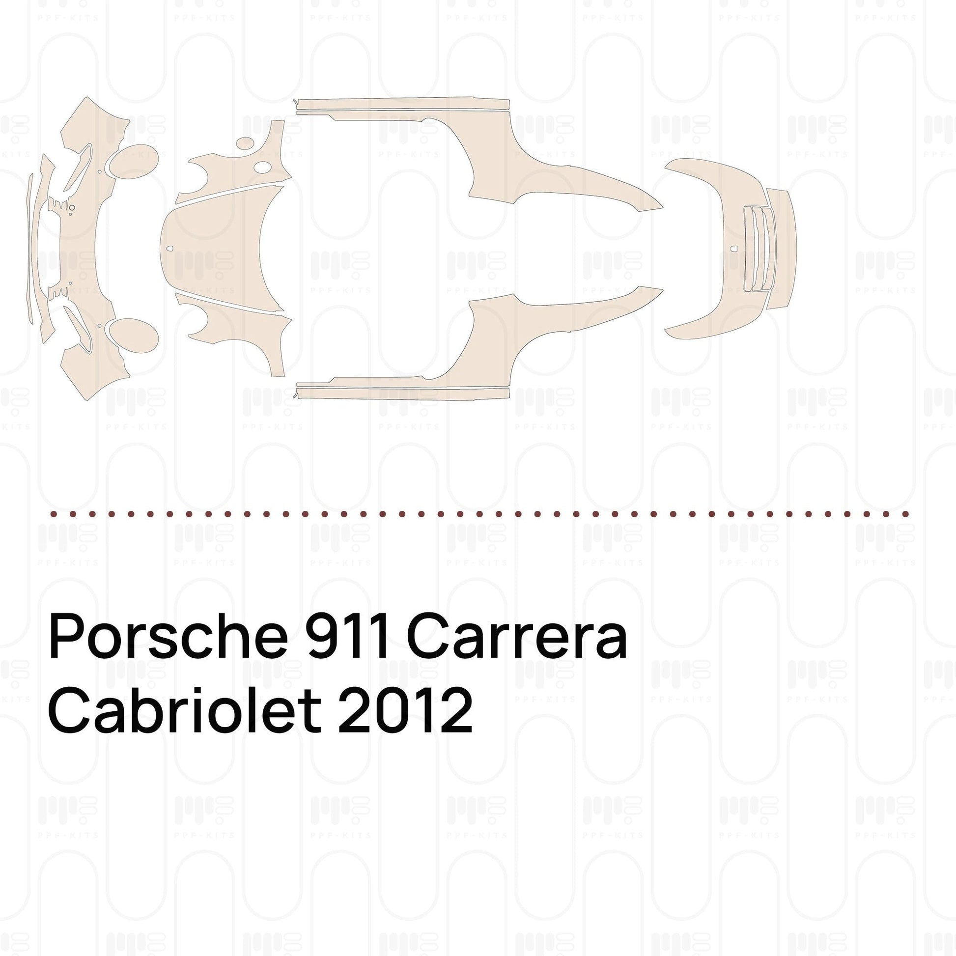 Pre-CutPPFPorsche911CarreraCabriolet2012