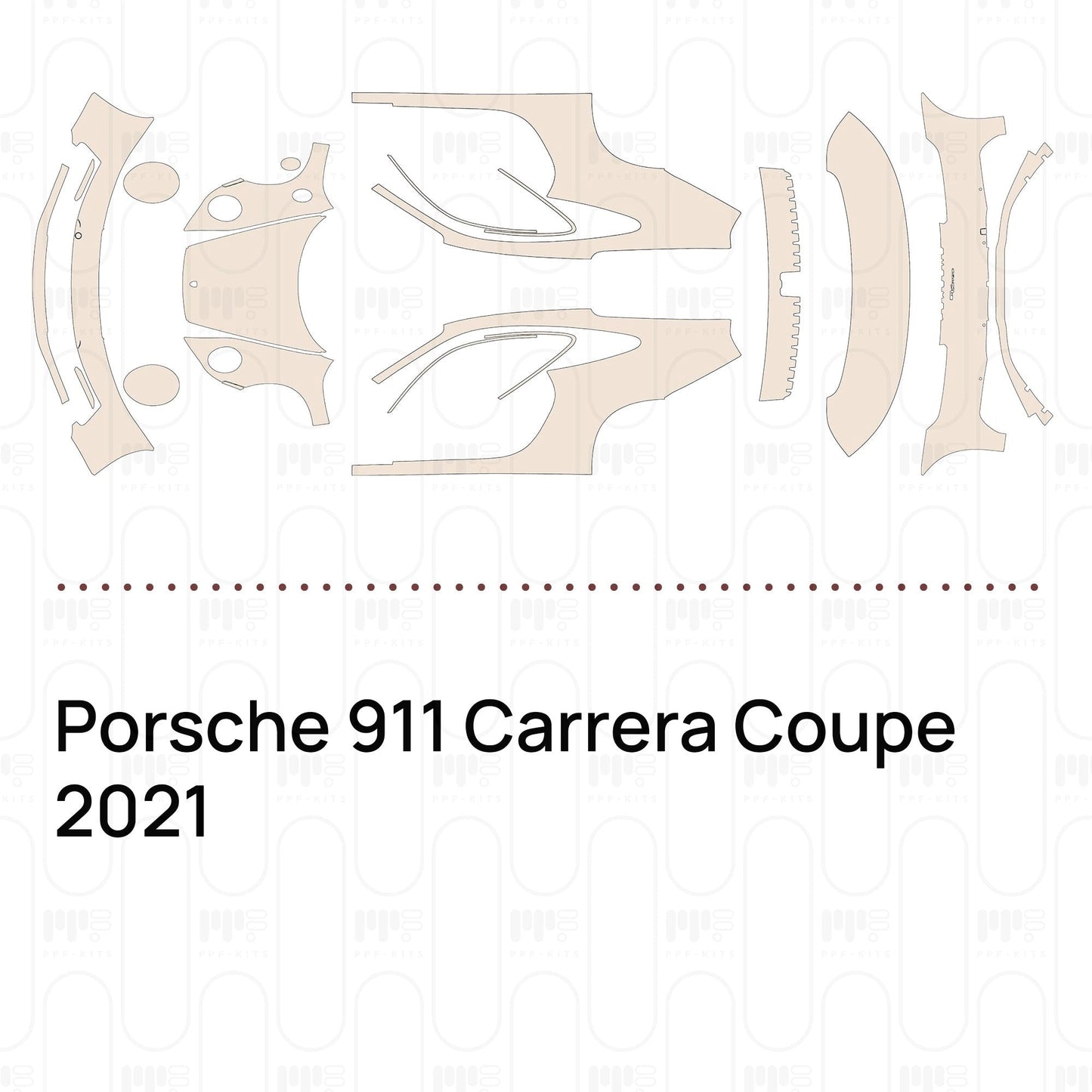Pre-CutPPFPorsche911CarreraCoupe2021
