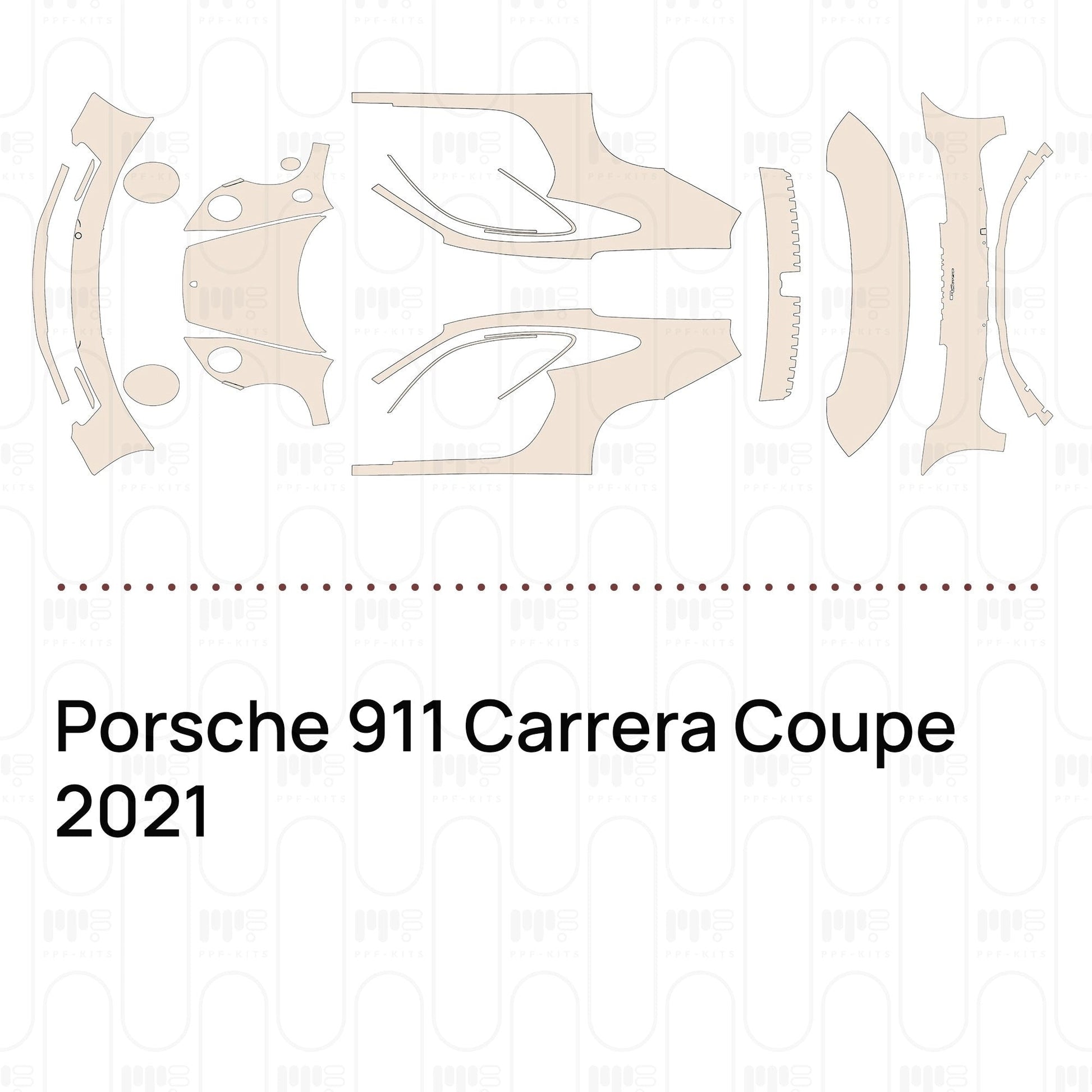 Pre-CutPPFPorsche911CarreraCoupe2021