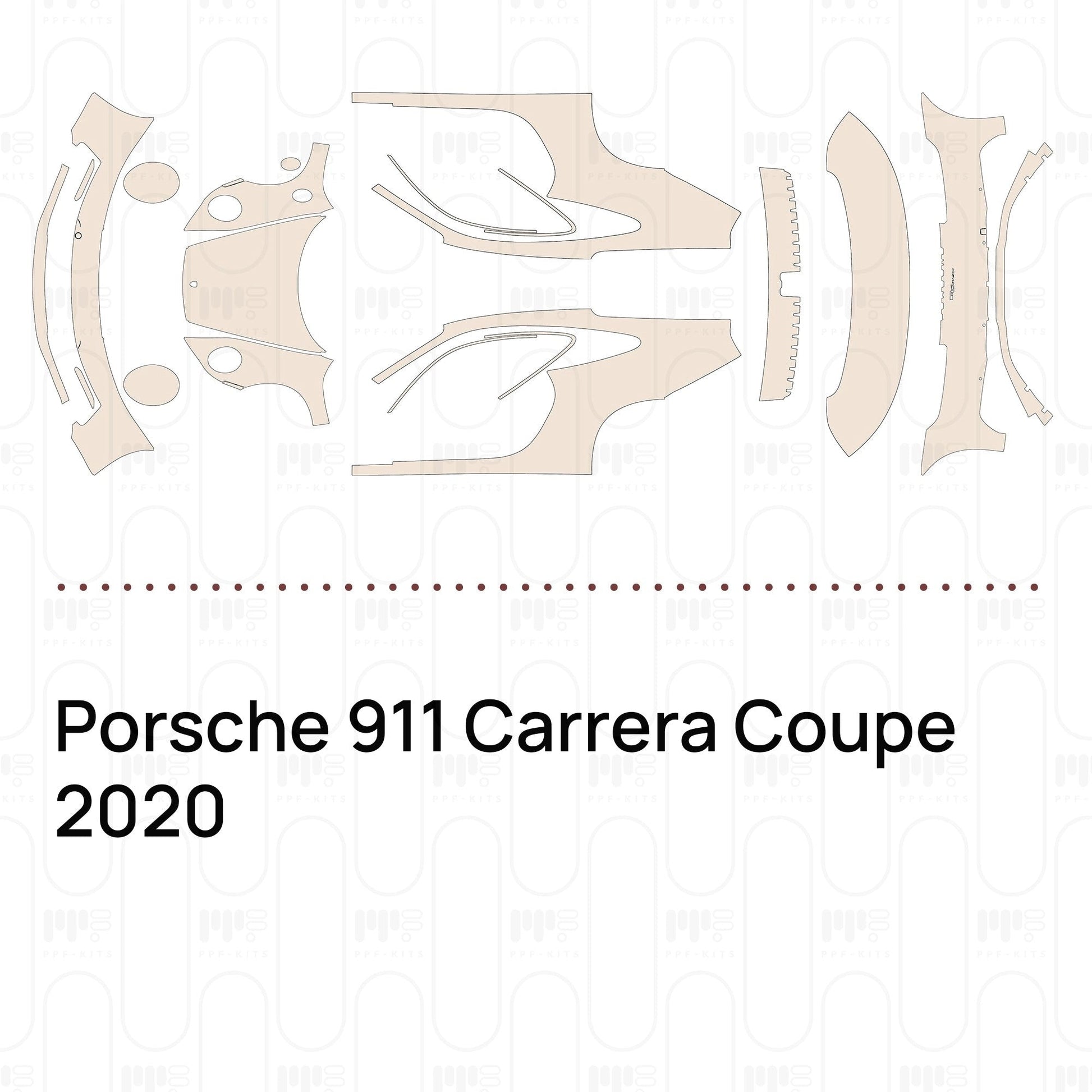 Pre-CutPPFPorsche911CarreraCoupe2020