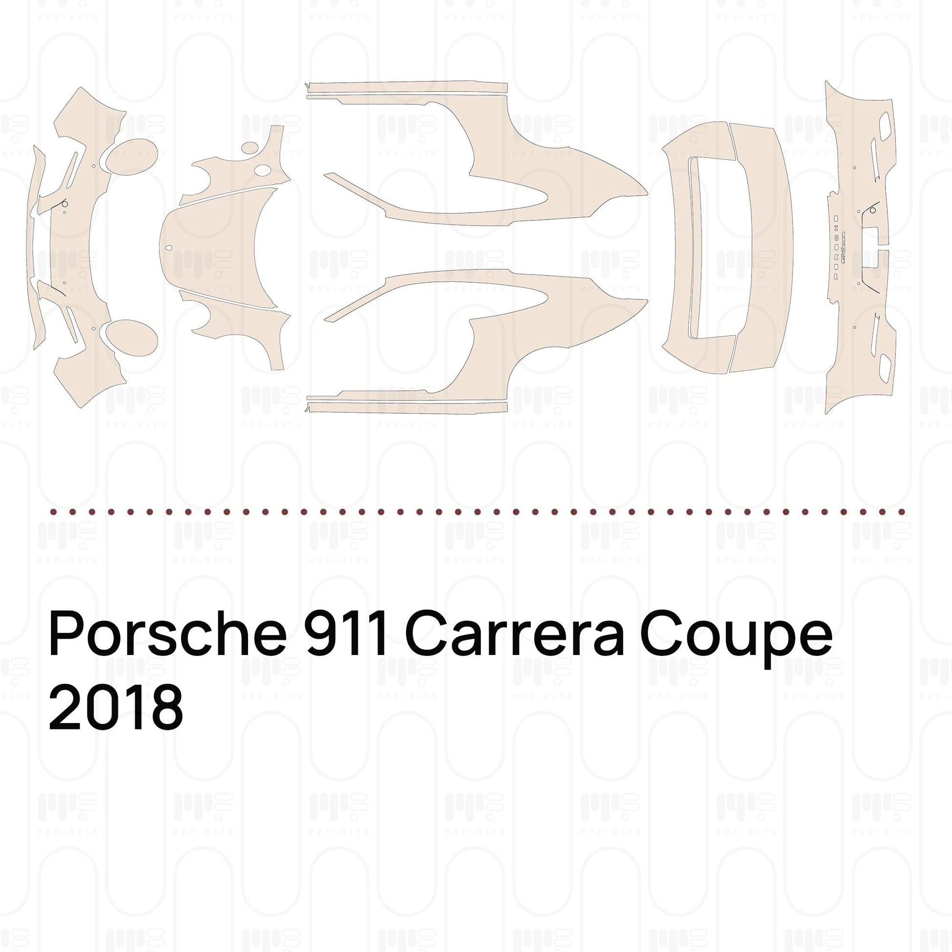 Pre-CutPPFPorsche911CarreraCoupe2018
