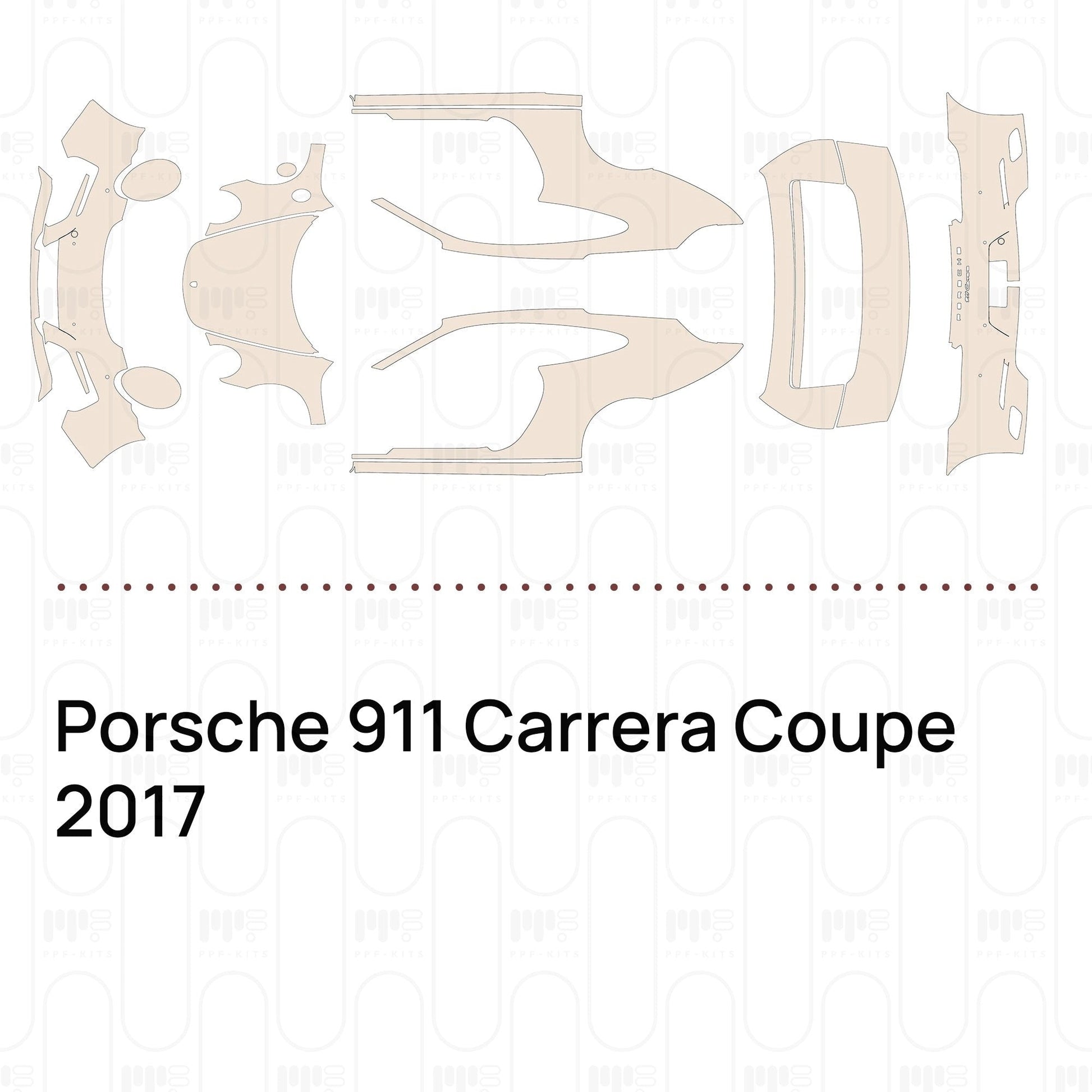 Pre-CutPPFPorsche911CarreraCoupe2017