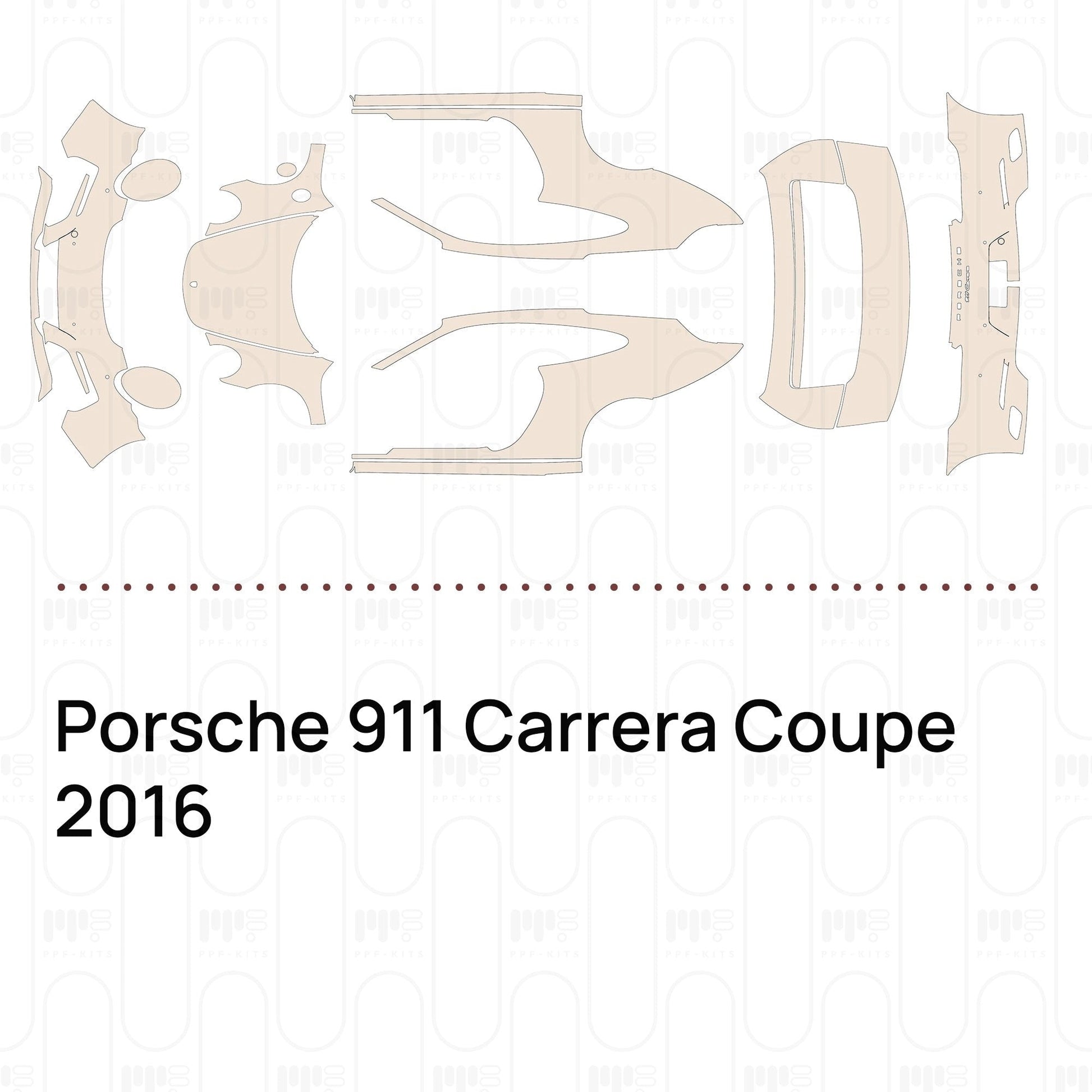 Pre-CutPPFPorsche911CarreraCoupe2016