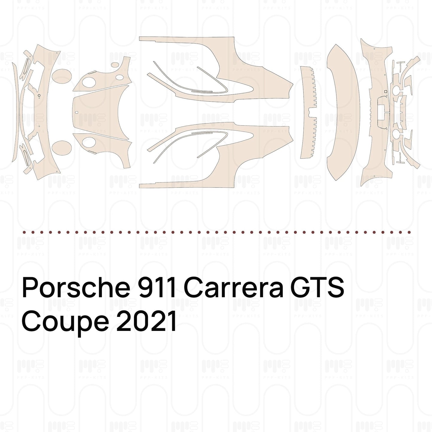 Pre-CutPPFPorsche911CarreraGTSCoupe2021