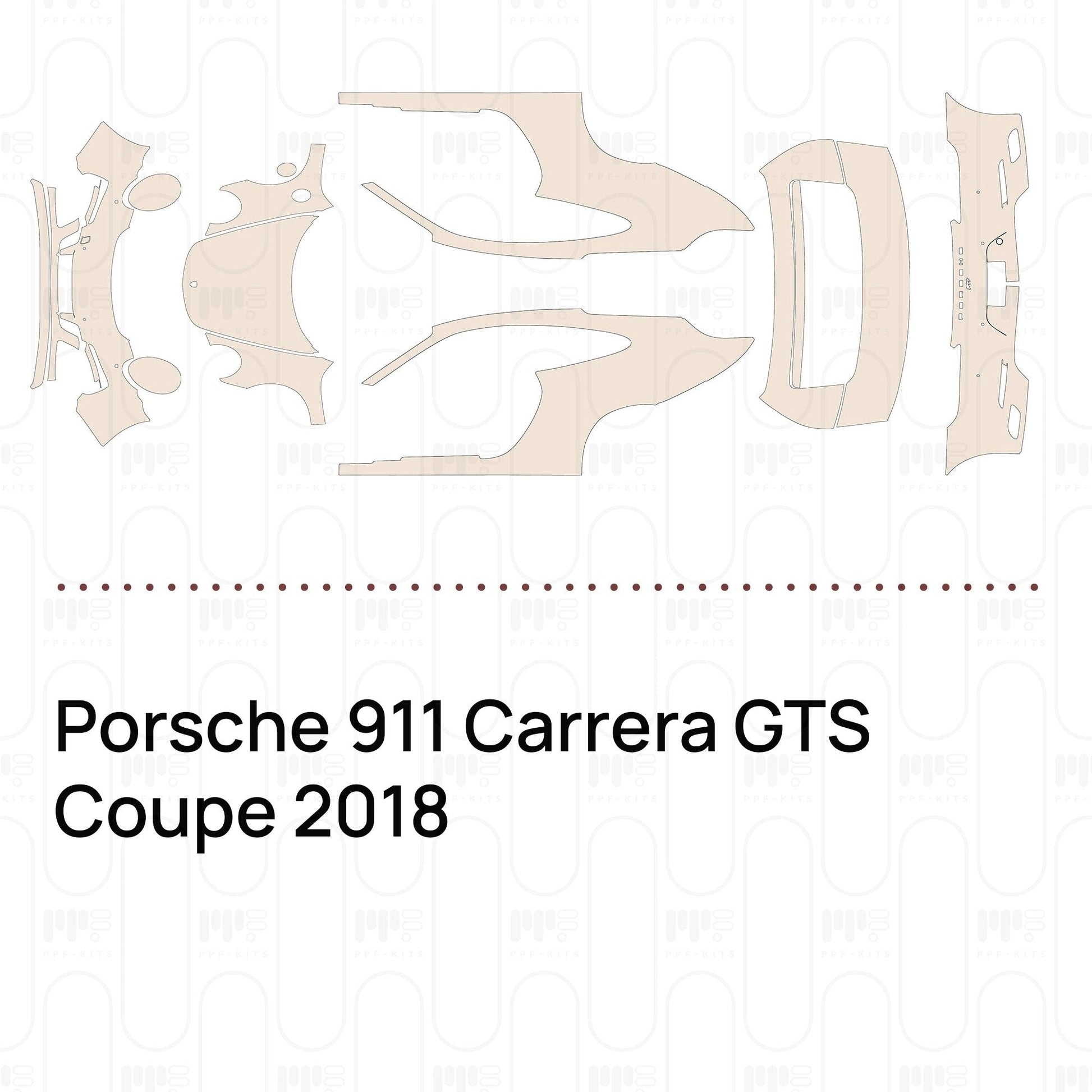 Pre-CutPPFPorsche911CarreraGTSCoupe2018