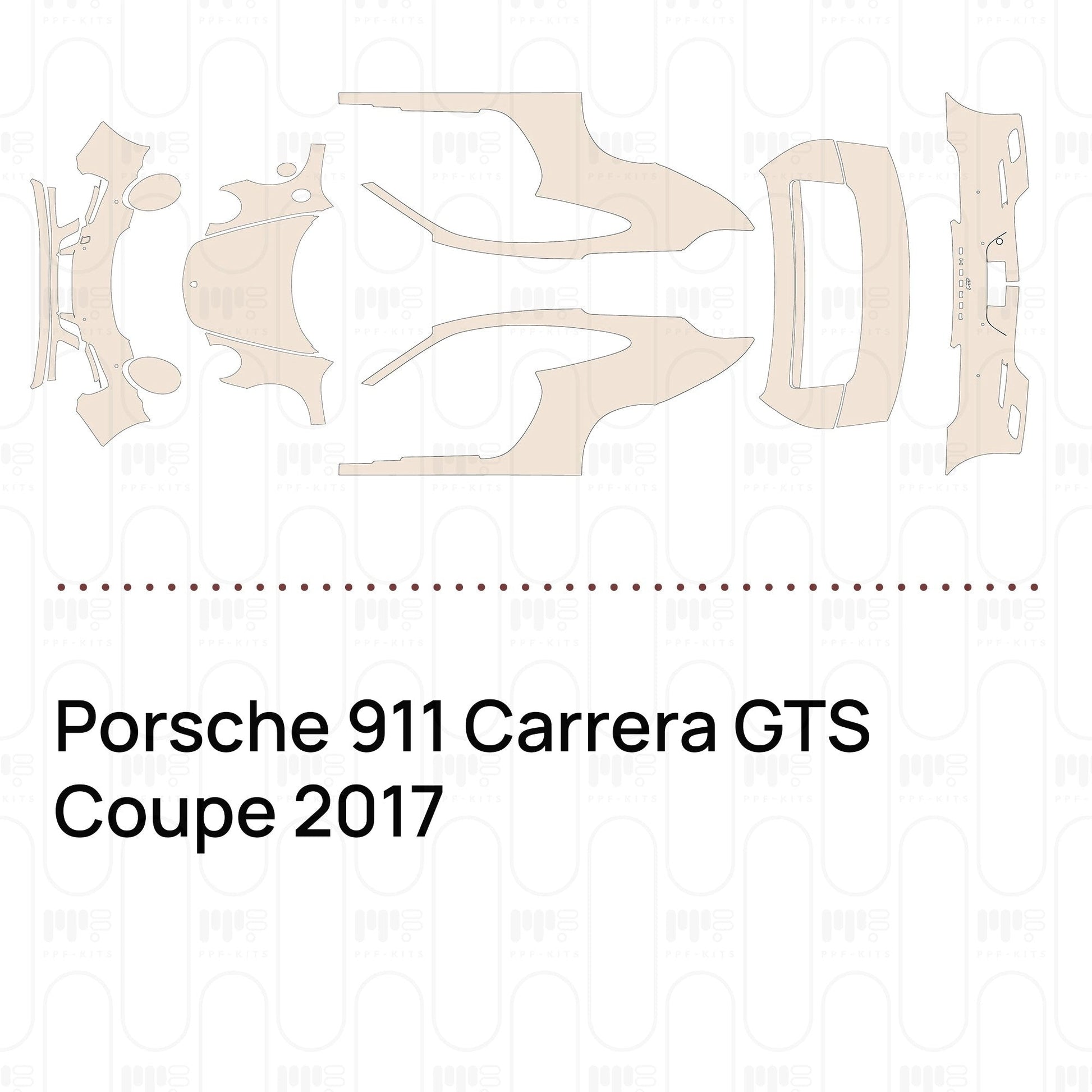 Pre-CutPPFPorsche911CarreraGTSCoupe2017