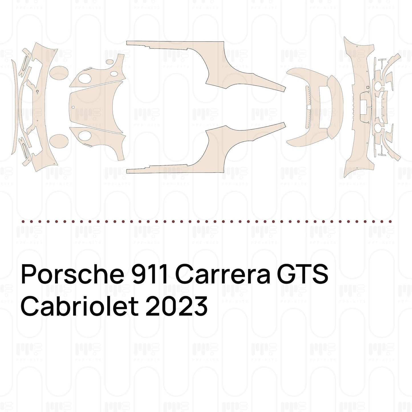 Pre-CutPPFPorsche911CarreraGTSCabriolet2023