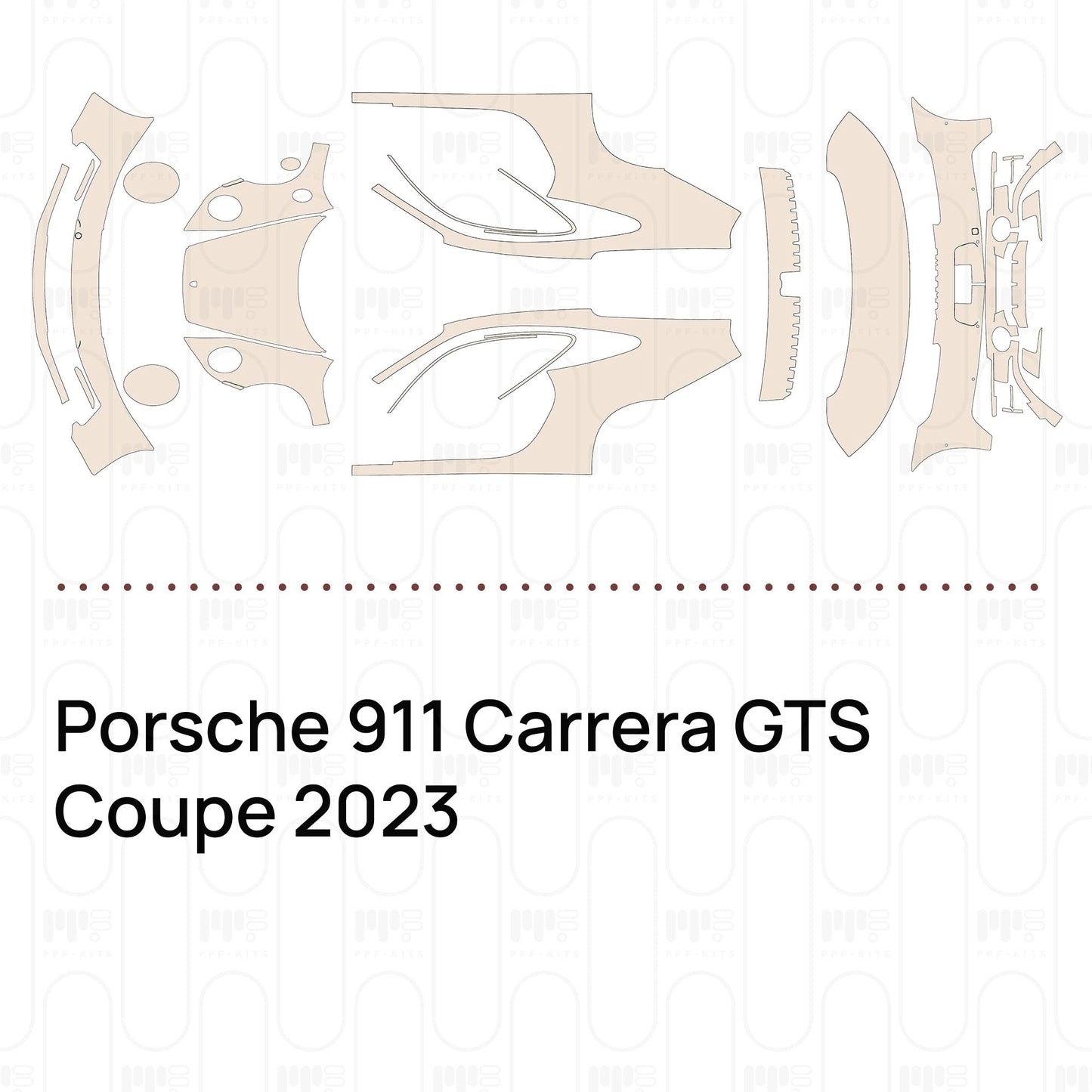 Pre-CutPPFPorsche911CarreraGTSCoupe2023