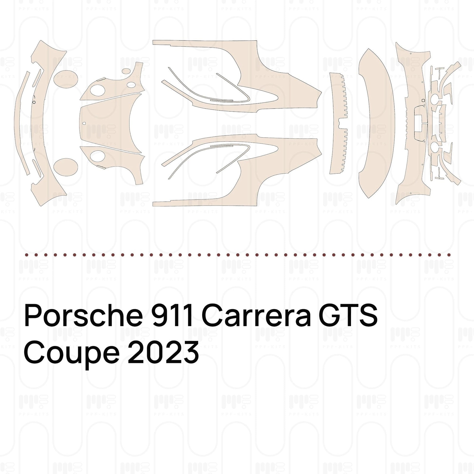 Pre-CutPPFPorsche911CarreraGTSCoupe2023