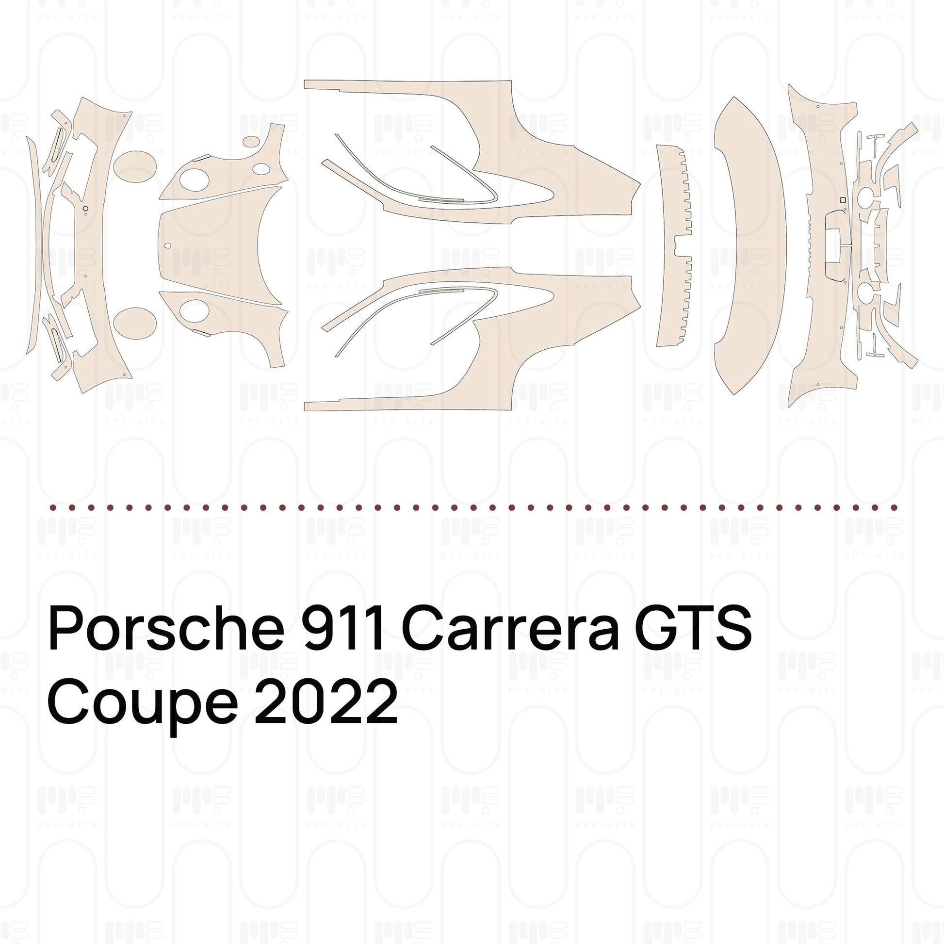 Pre-CutPPFPorsche911CarreraGTSCoupe2022