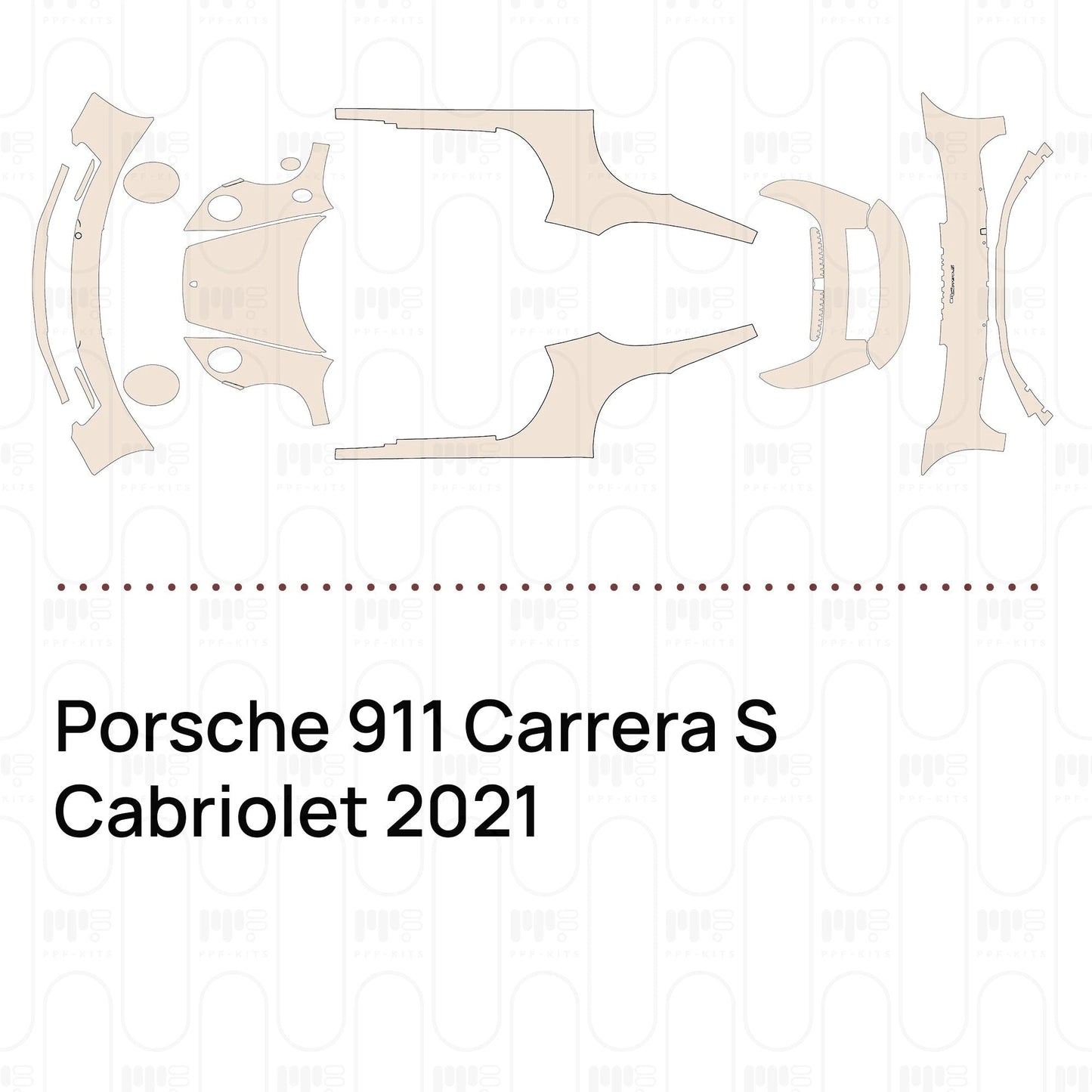 Pre-CutPPFPorsche911CarreraSCabriolet2021