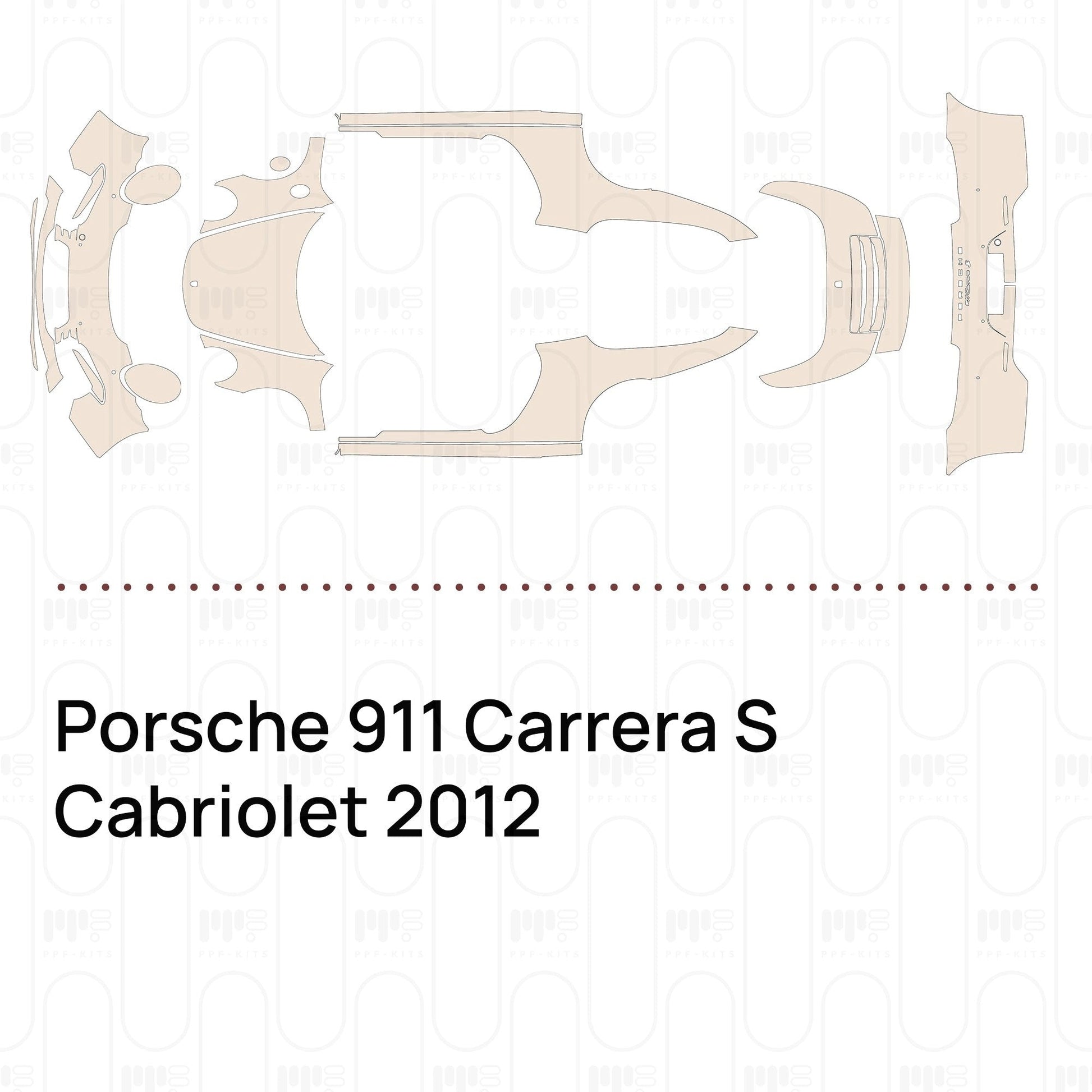 Pre-CutPPFPorsche911CarreraSCabriolet2012