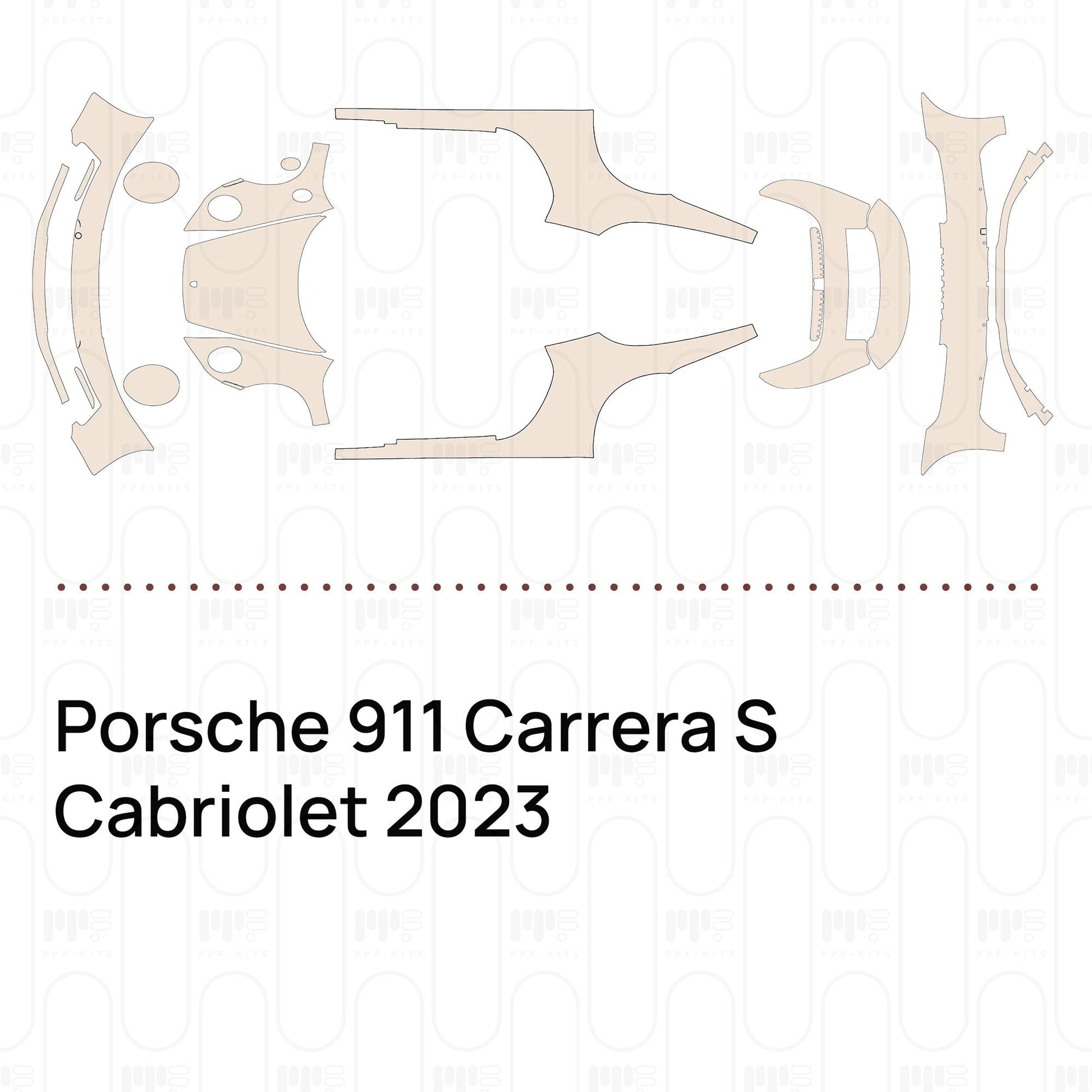 Pre-CutPPFPorsche911CarreraSCabriolet2023