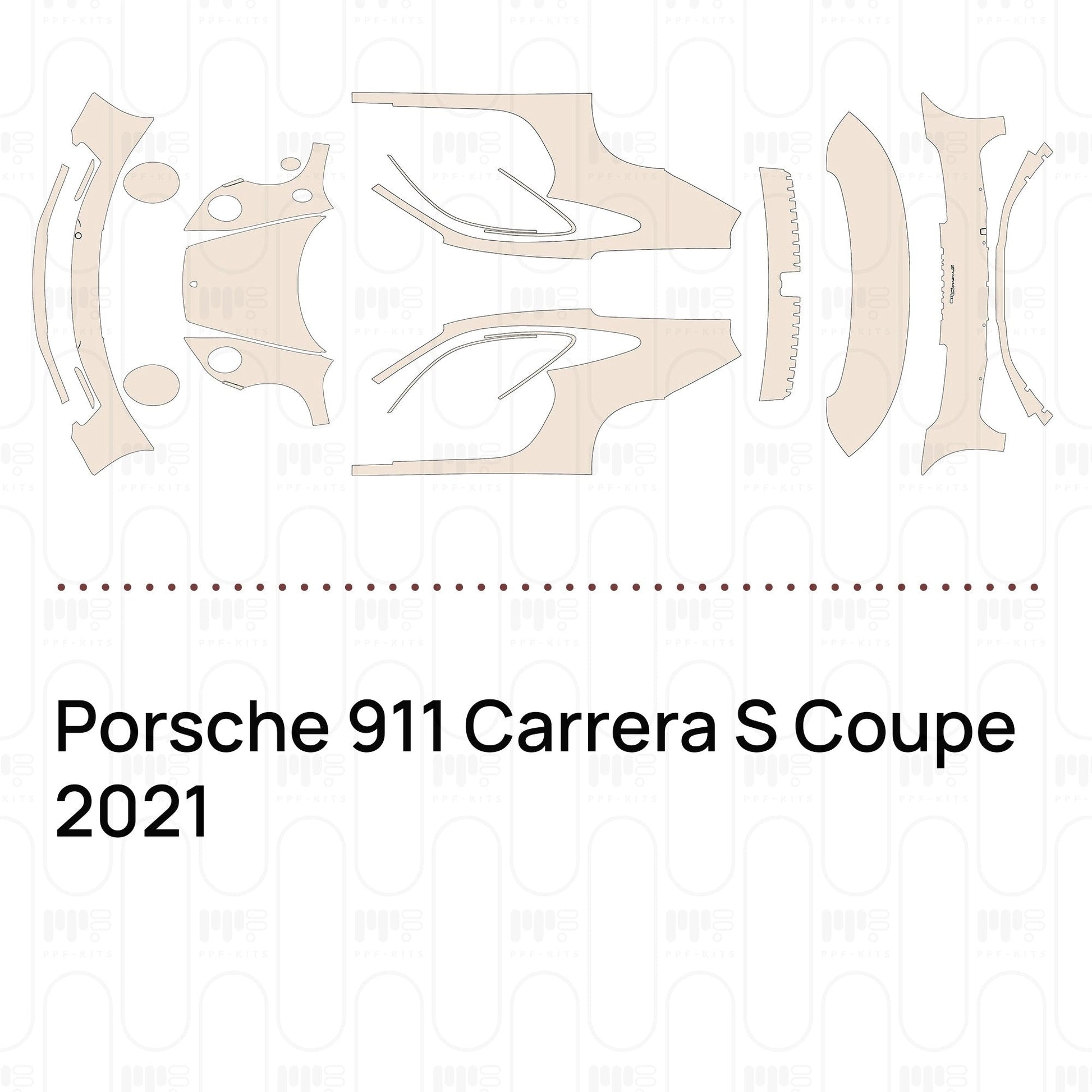 Pre-CutPPFPorsche911CarreraSCoupe2021