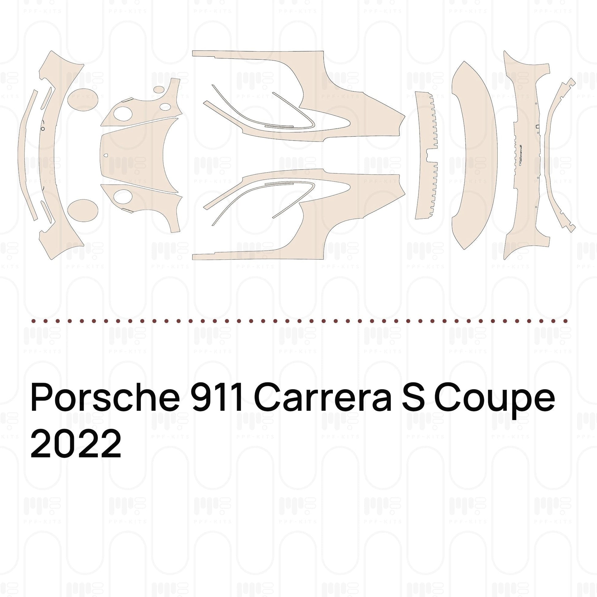 Pre-CutPPFPorsche911CarreraSCoupe2022