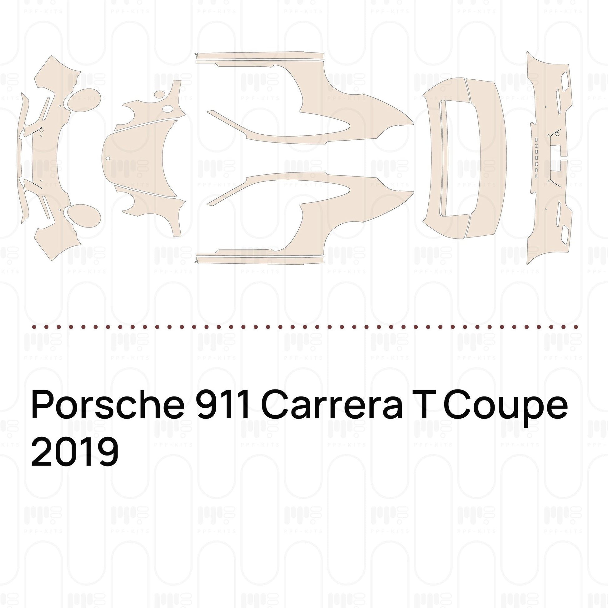 Pre-CutPPFPorsche911CarreraTCoupe2019