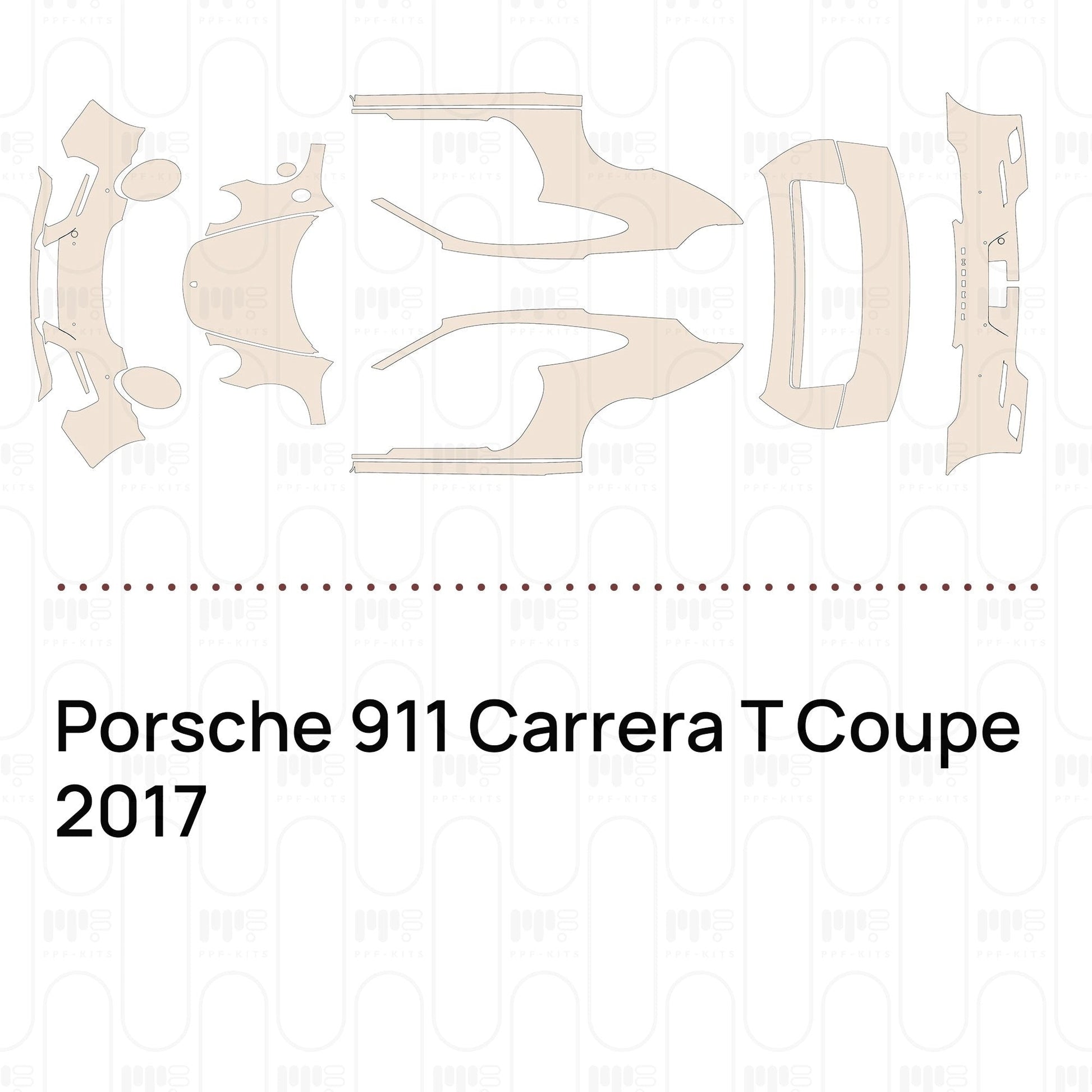 Pre-CutPPFPorsche911CarreraTCoupe2017