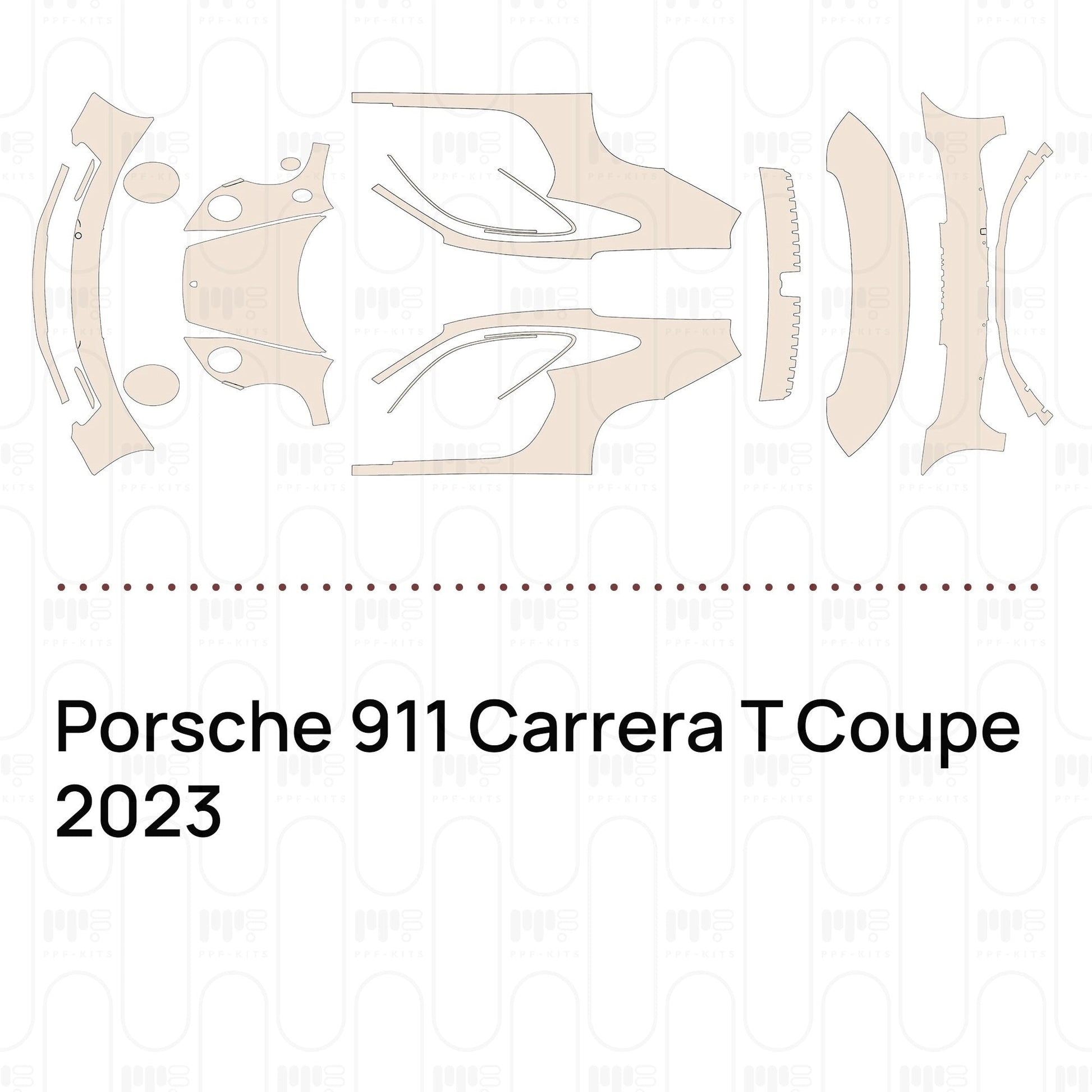 Pre-CutPPFPorsche911CarreraTCoupe2023