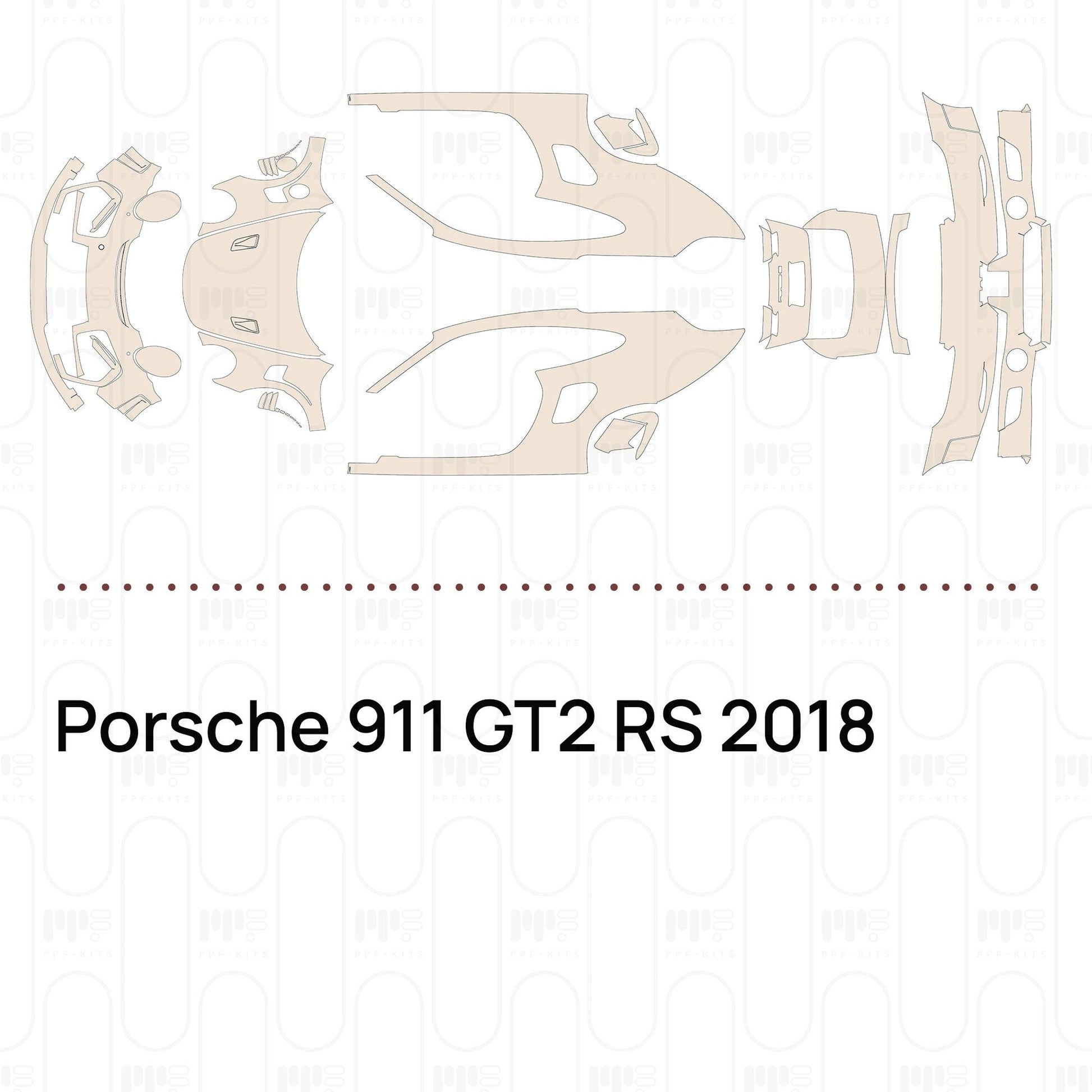 Pre-CutPPFPorsche911GT2RS2018