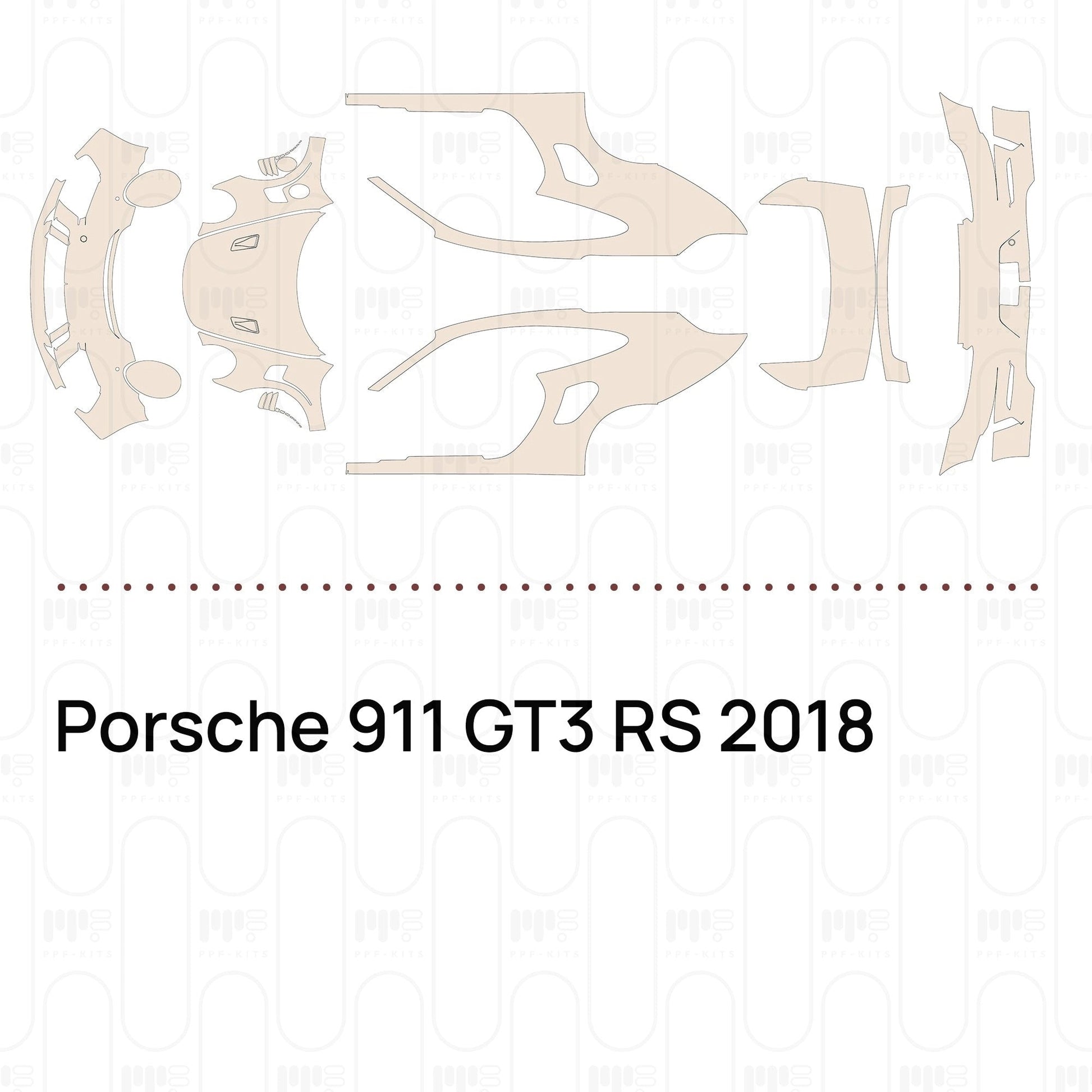 Pre-CutPPFPorsche911GT3RS2018