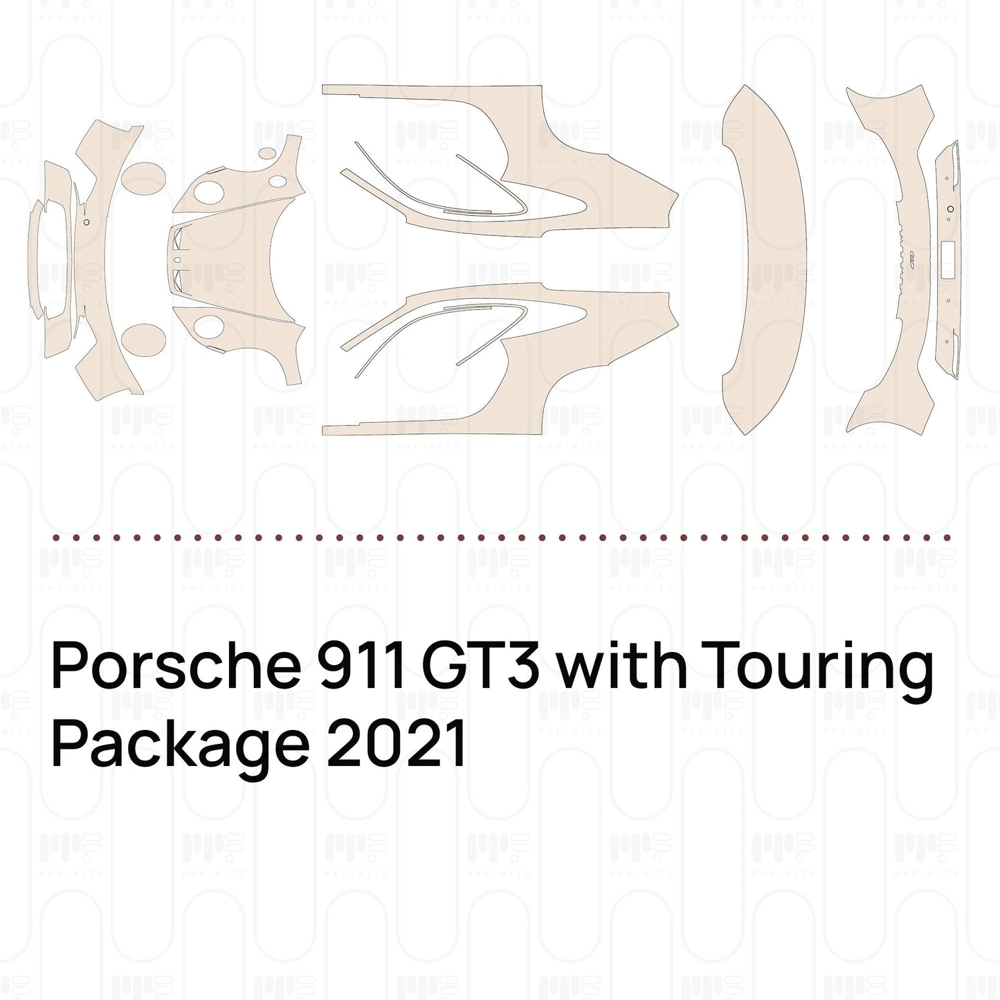Pre-CutPPFPorsche911GT3withTouringPackage2021
