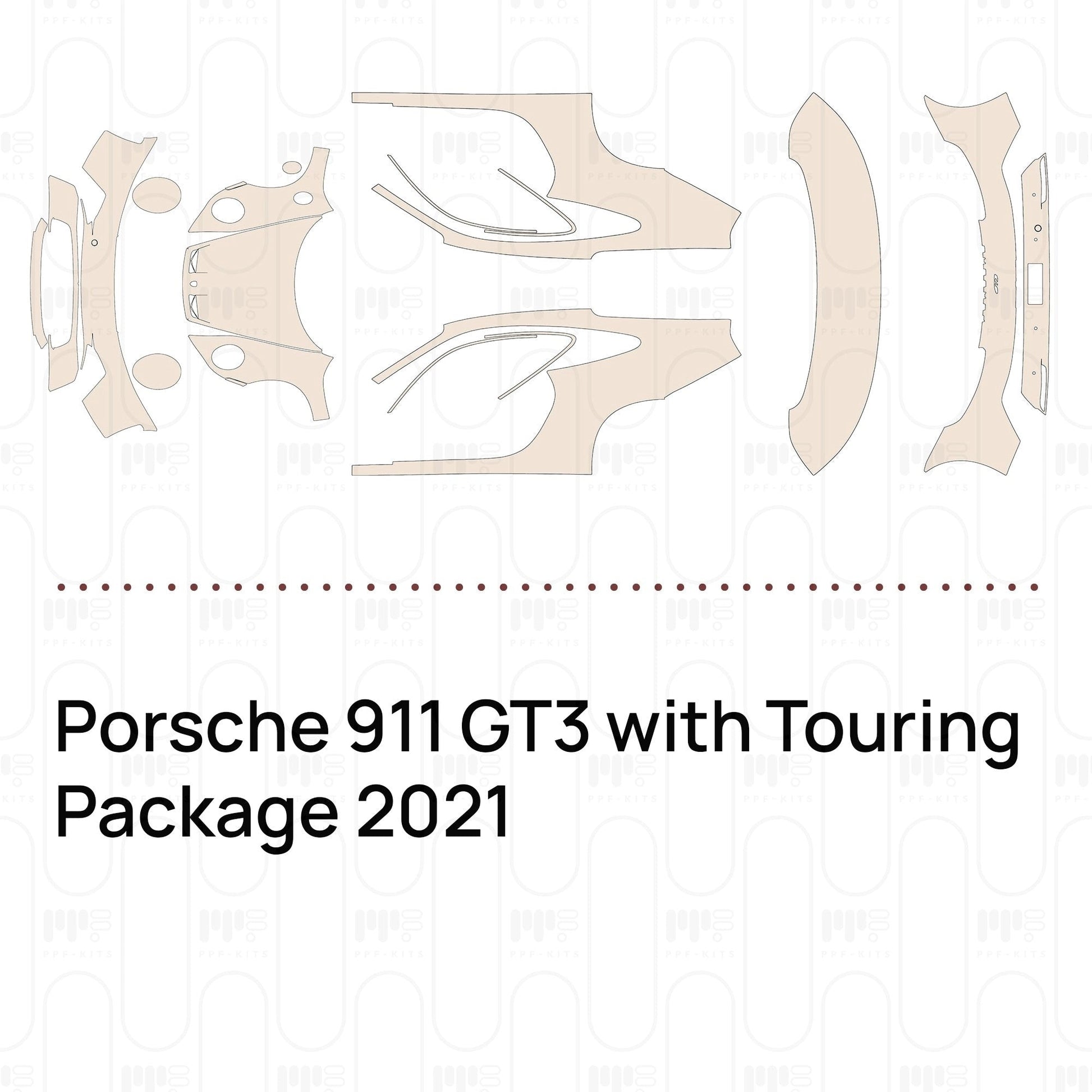 Pre-CutPPFPorsche911GT3withTouringPackage2021