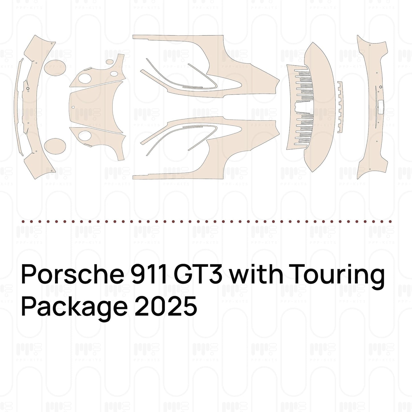 Pre-CutPPFPorsche911GT3withTouringPackage2025