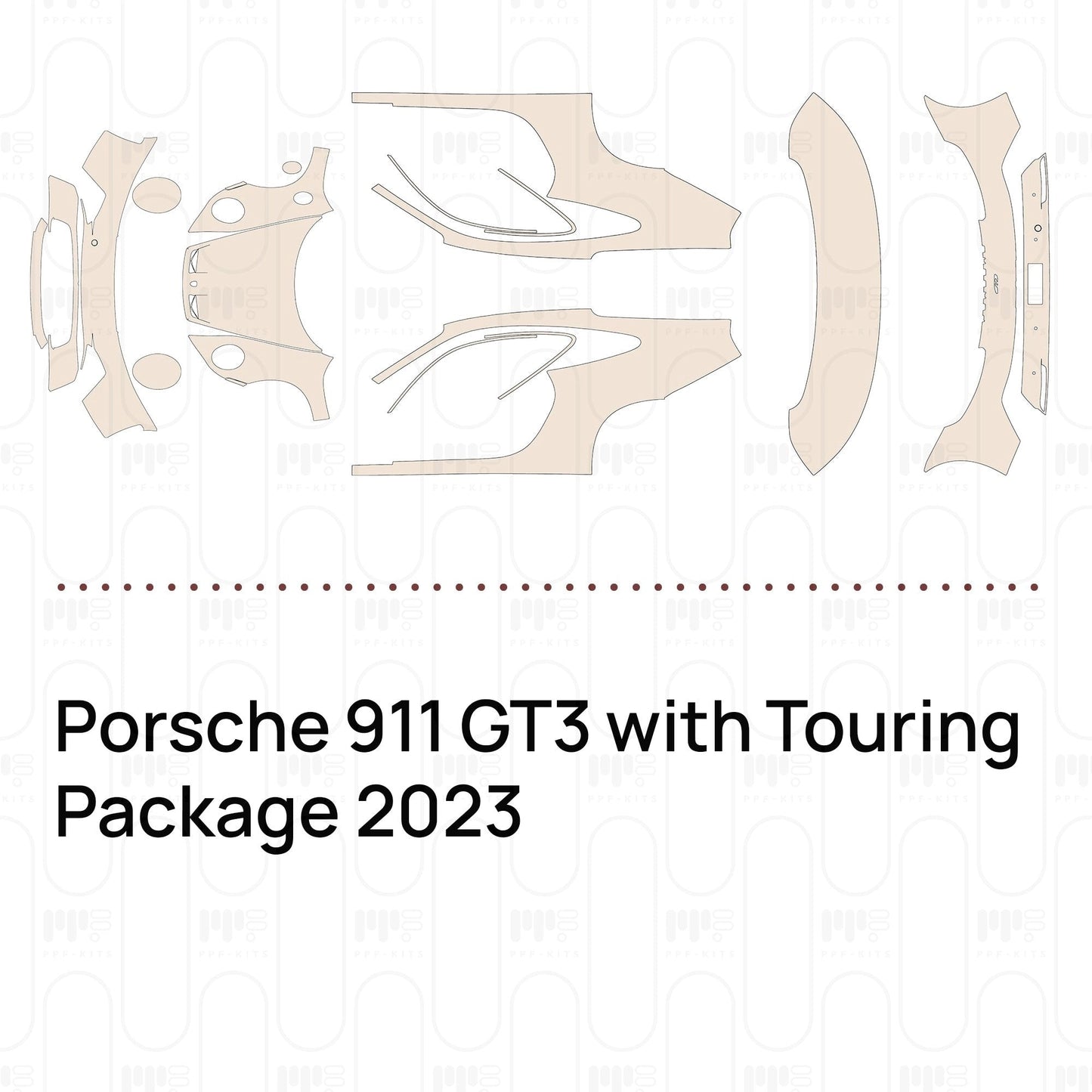 Pre-CutPPFPorsche911GT3withTouringPackage2023