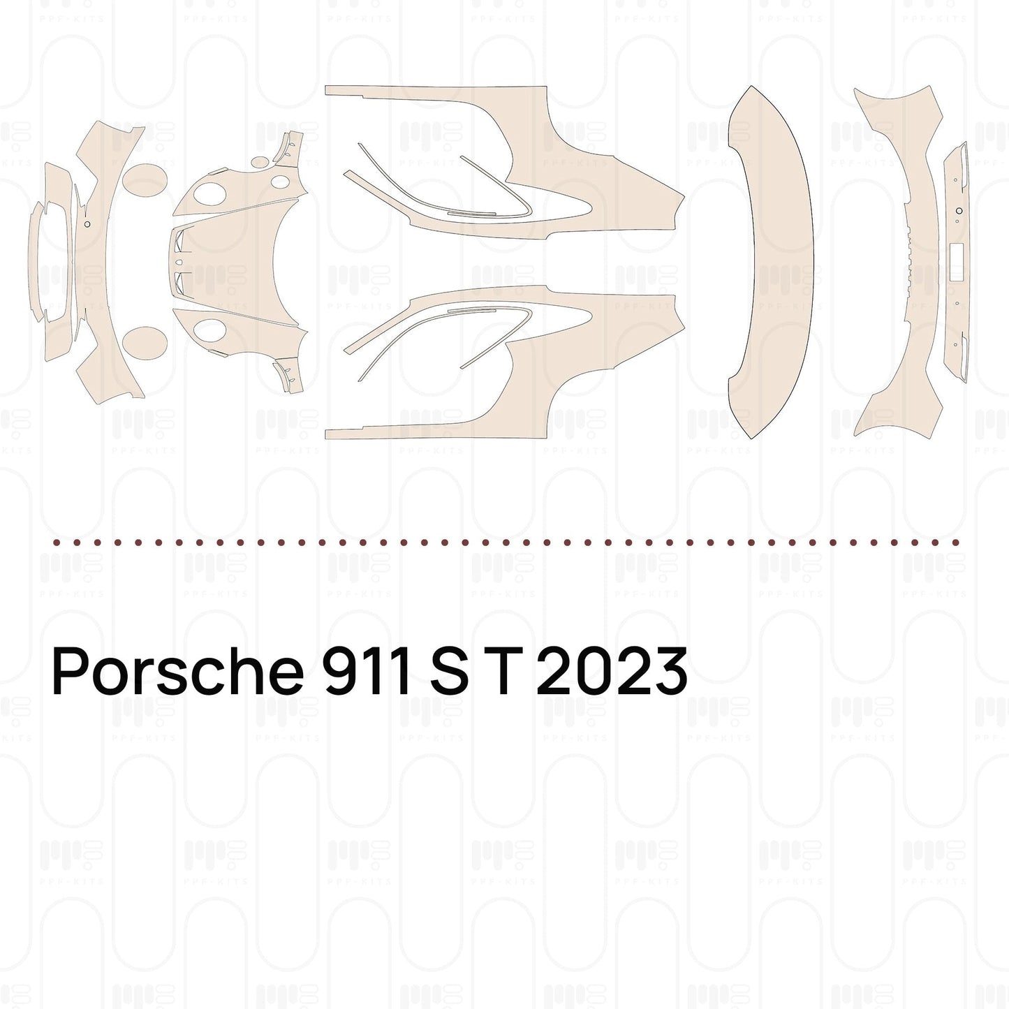Pre-CutPPFPorsche911ST2023