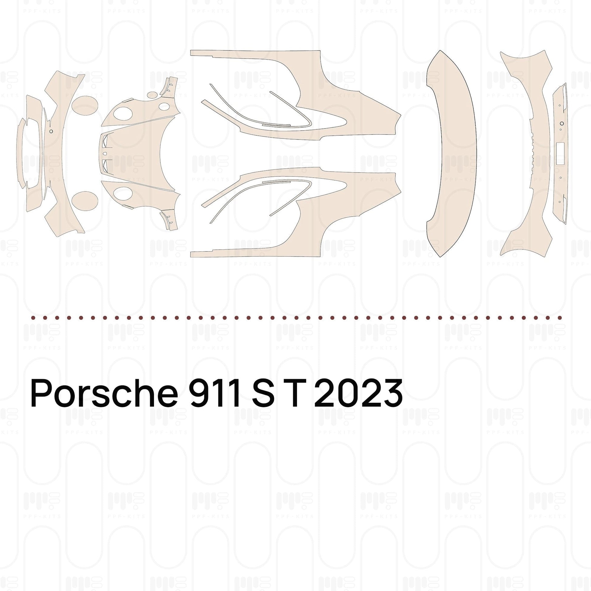 Pre-CutPPFPorsche911ST2023