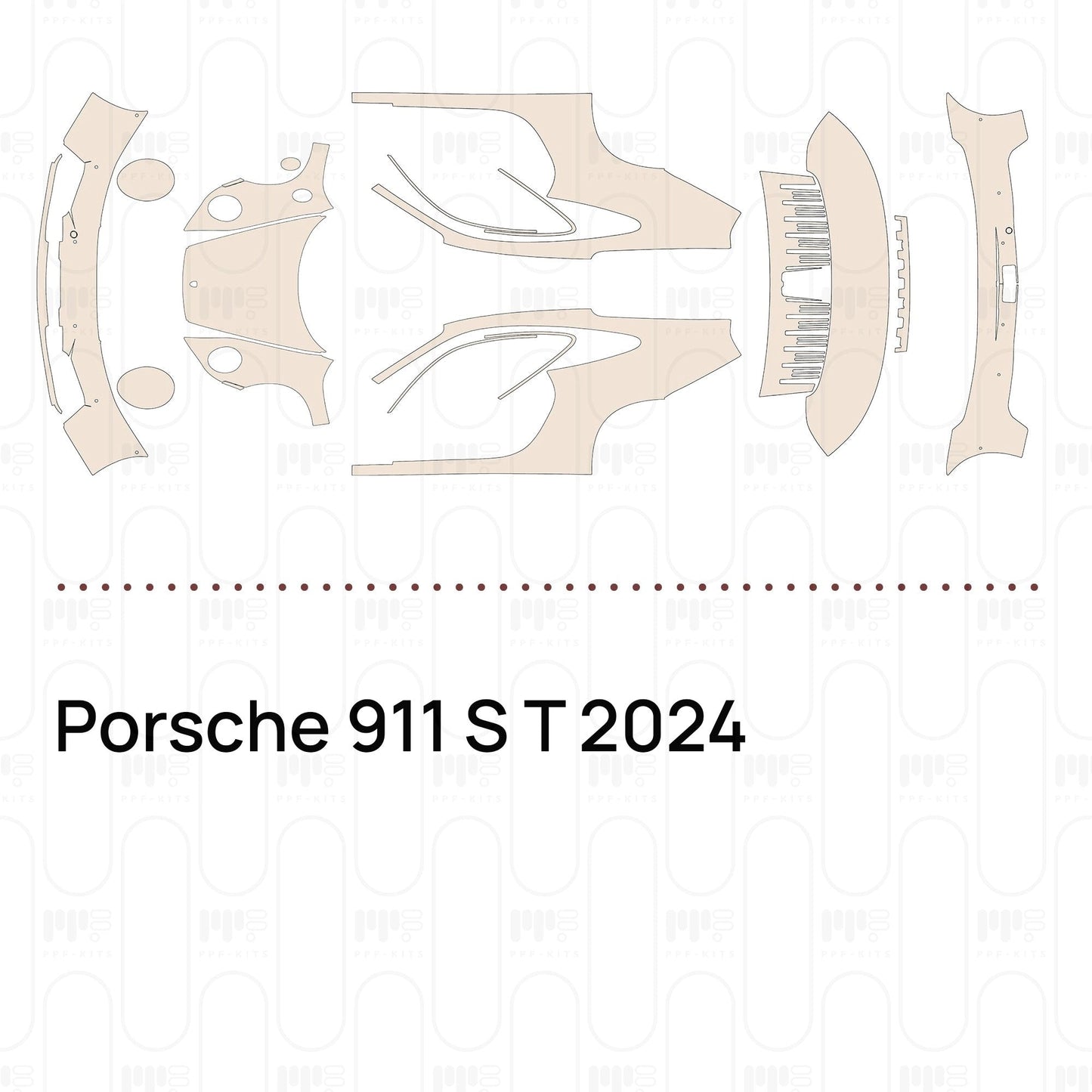 Pre-CutPPFPorsche911ST2024