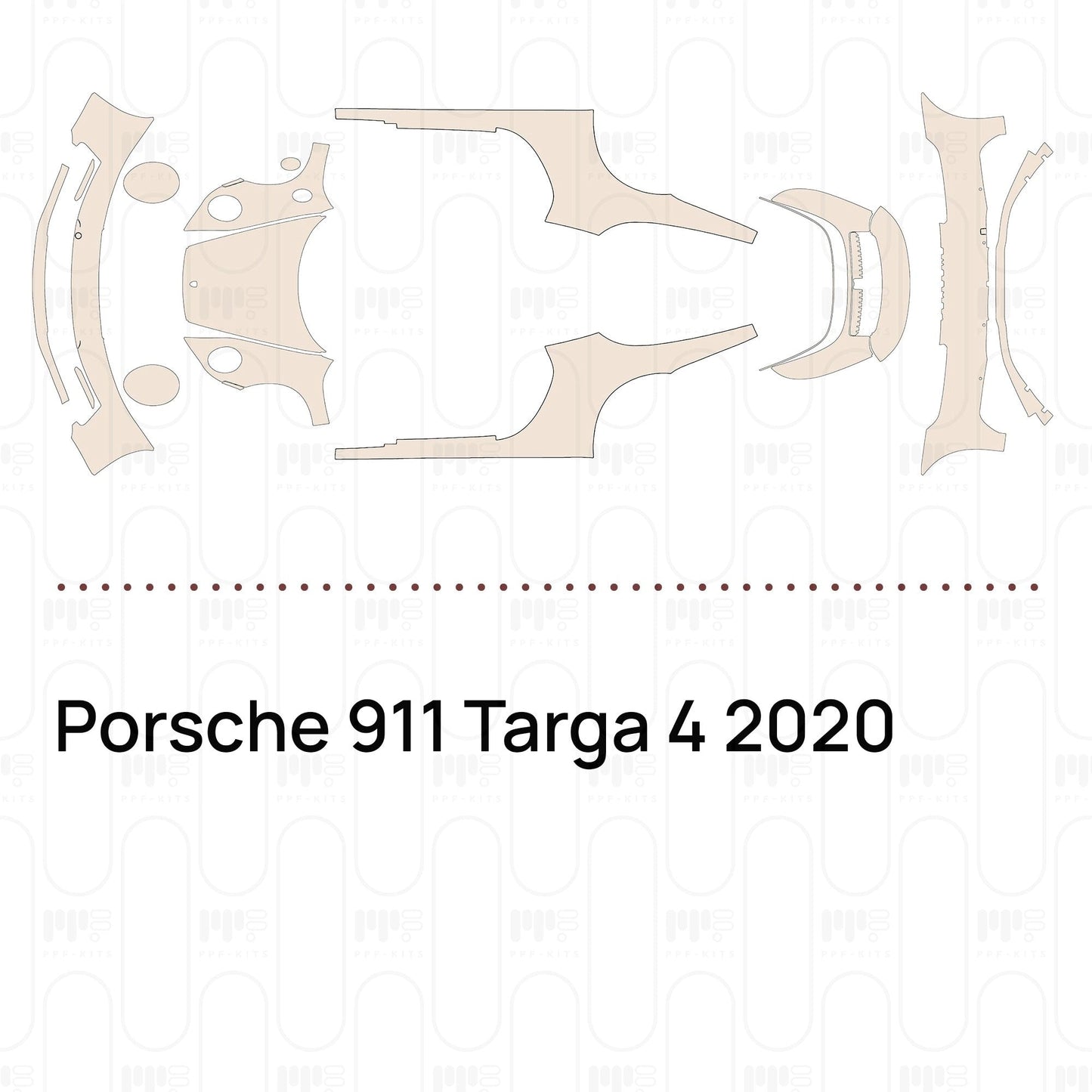 Pre-CutPPFPorsche911Targa42020