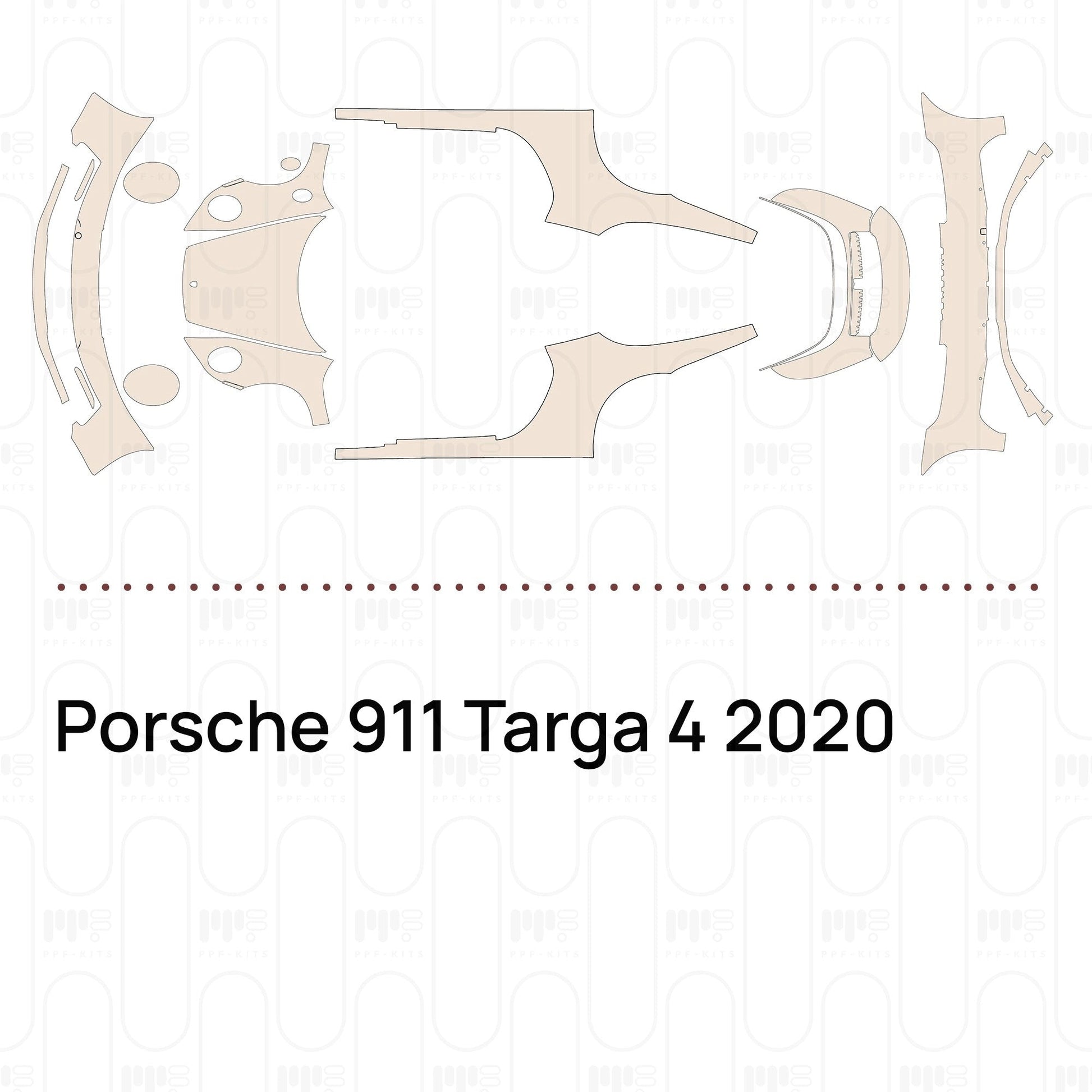 Pre-CutPPFPorsche911Targa42020