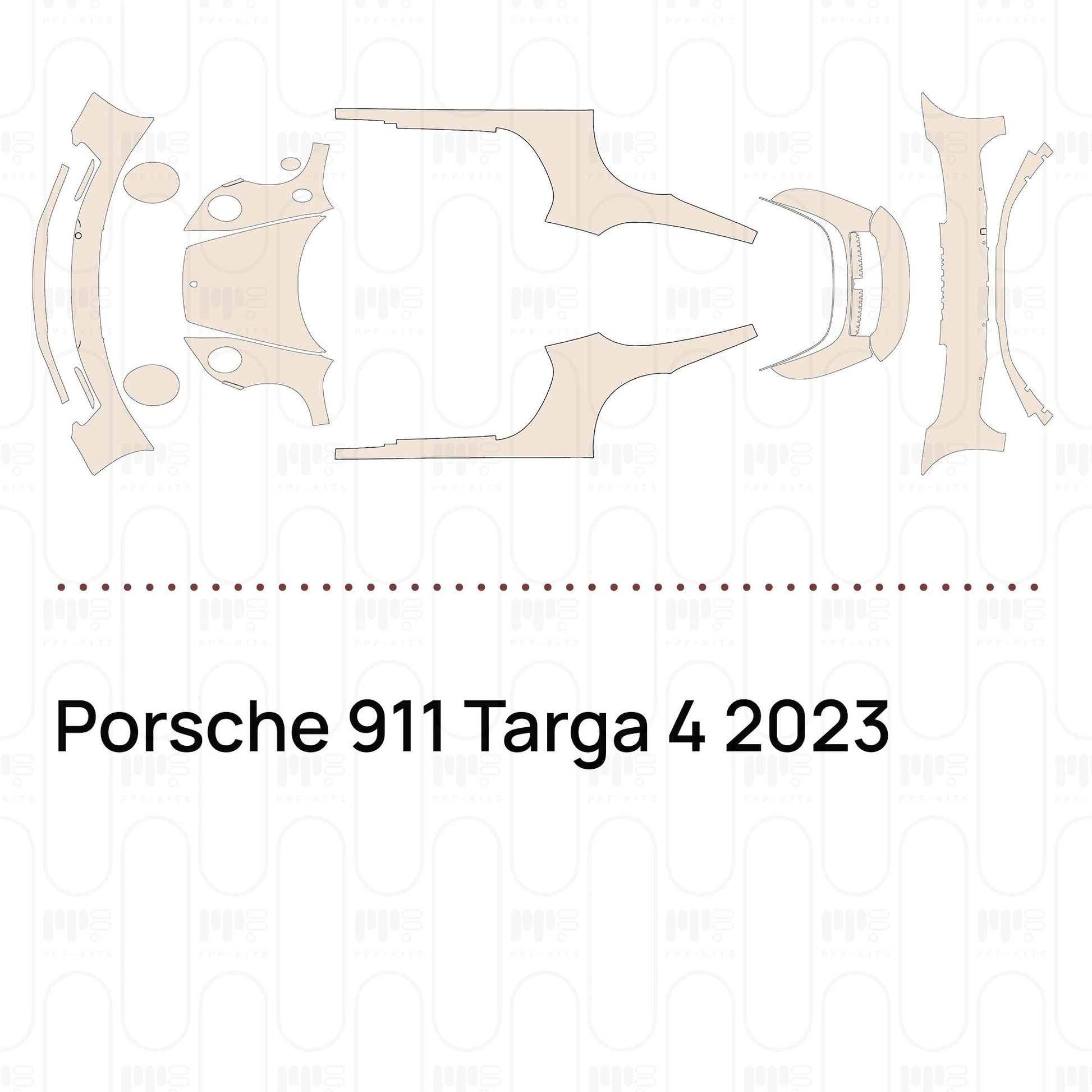 Pre-CutPPFPorsche911Targa42023